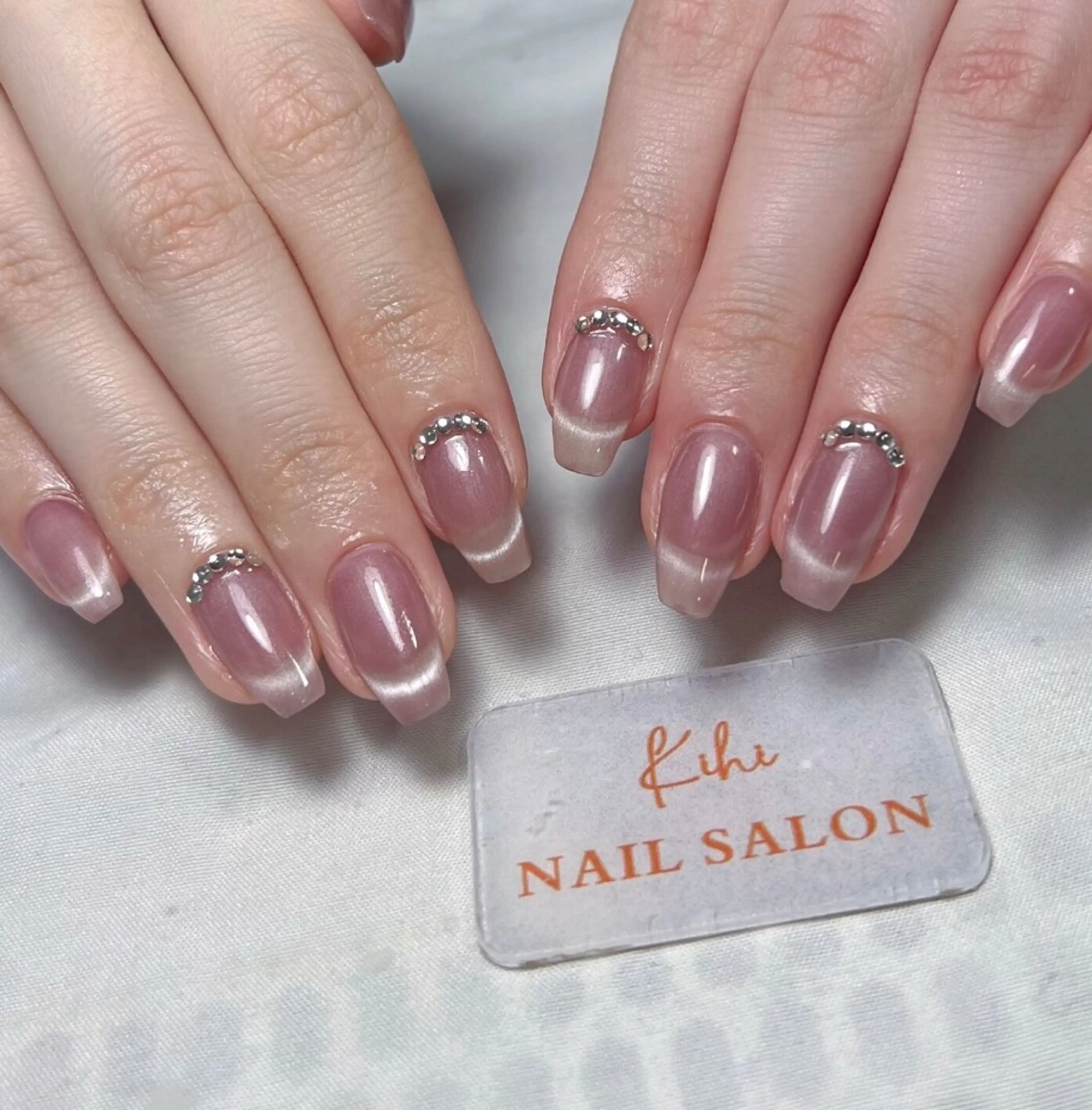 ネイル アートネイル フレンチネイル ジェルネイル グラデーション 韓国ネイル 村中 ハナのネイルデザイン