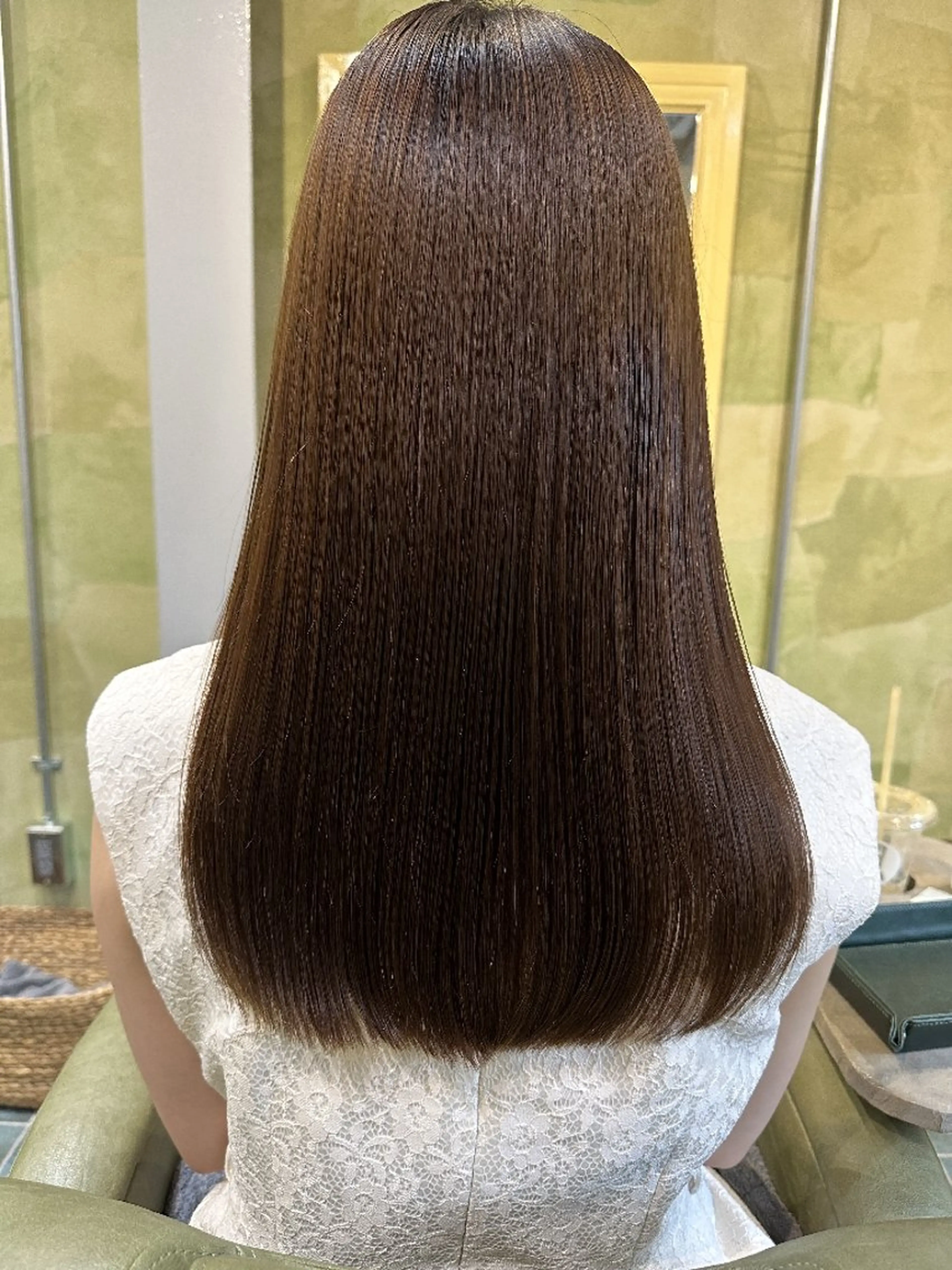 ロング 縮毛矯正 酸性ストレート カット 縮毛矯正 川端 智治のヘアスタイル