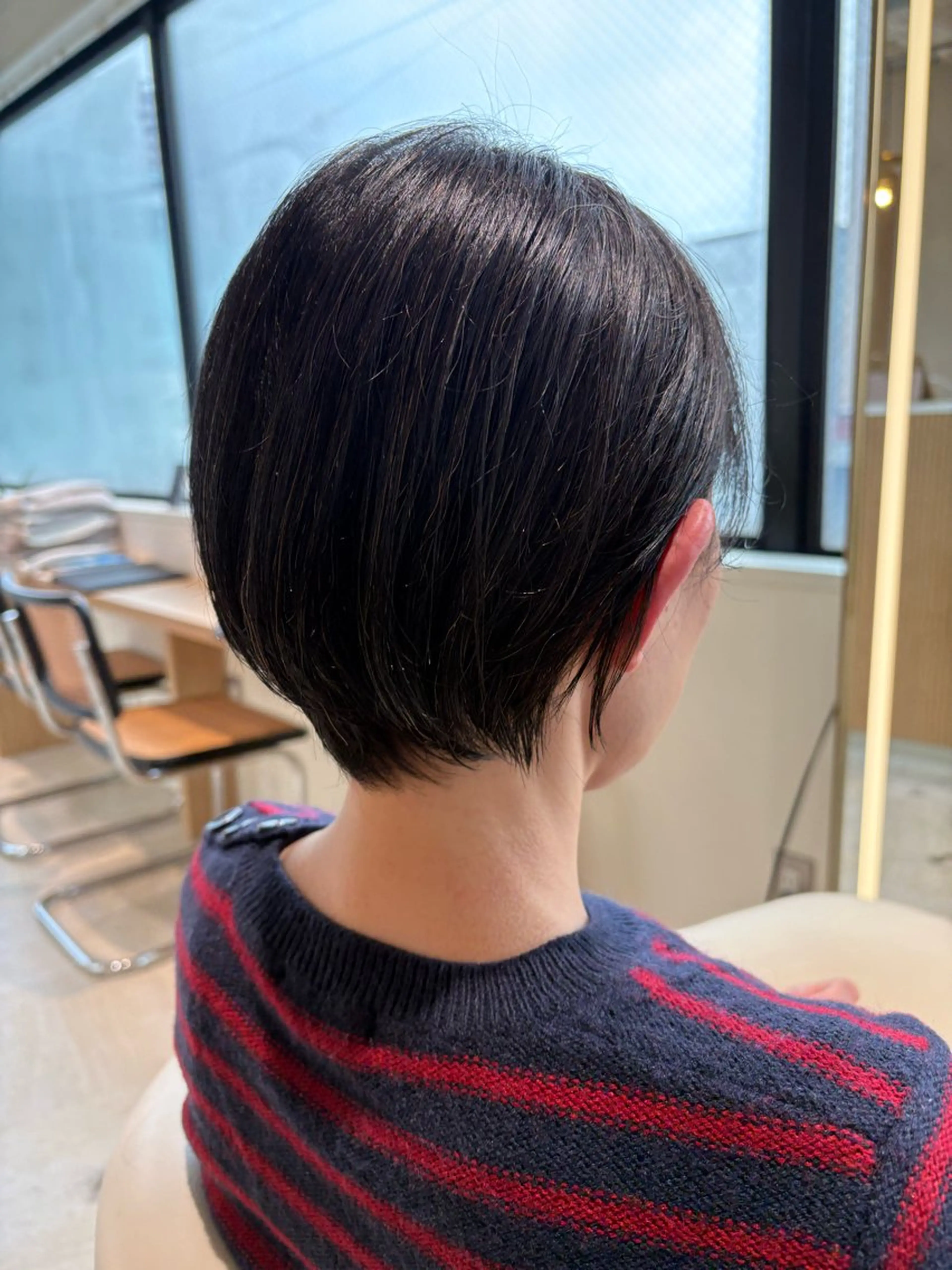 ショート ショートボブ ボブ ショートヘア ROMMY.所属・🍎ナギサ/本厚木/ ボブ/ミディアム🤍のヘアスタイル