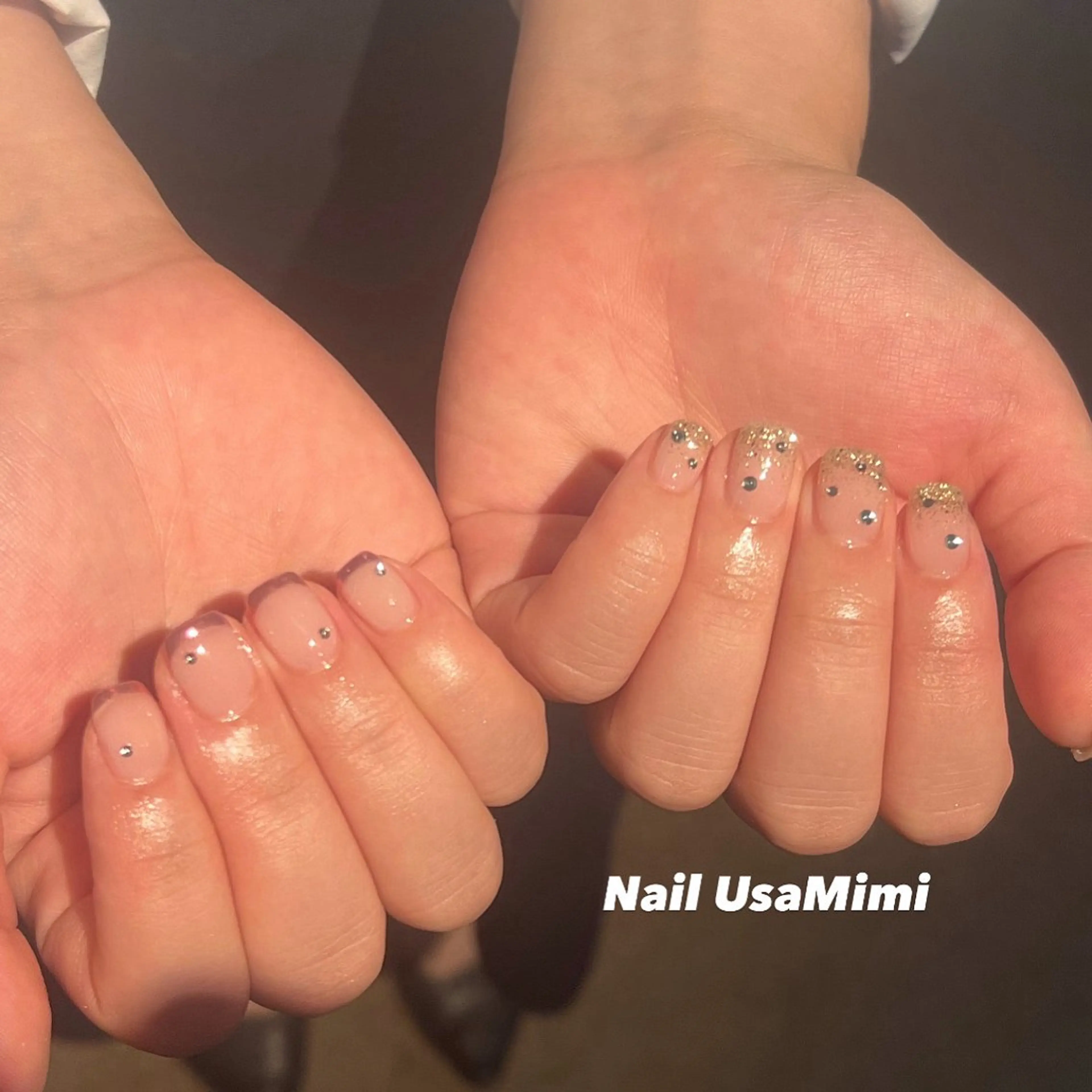 ネイル ジェルネイル 韓国ネイル マグネットネイル 持ち込み ワンカラーネイル ハンドネイル 本町NailUsa Mimi RIKOのネイルデザイン