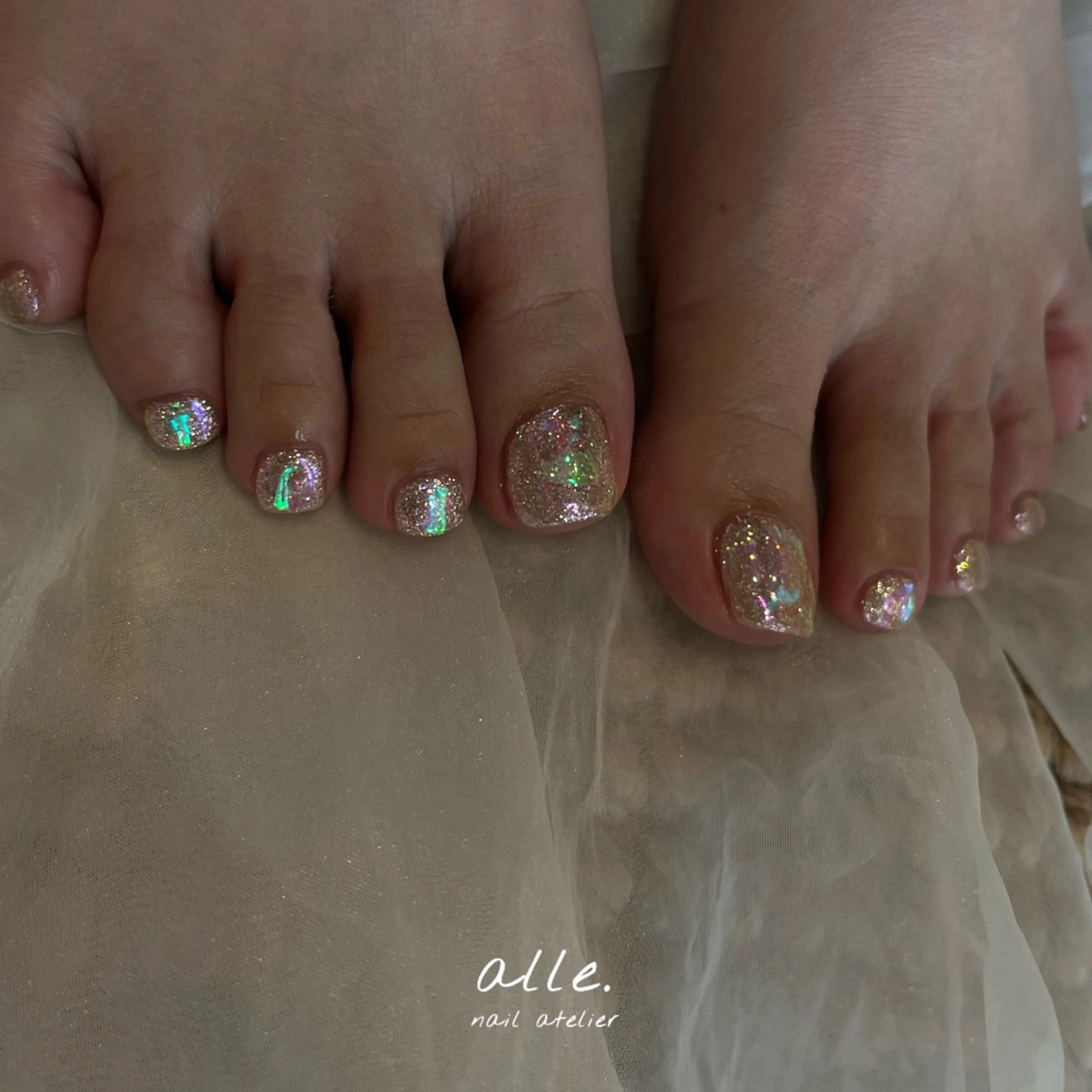 ネイル フットネイル atelier alle.のネイルデザイン