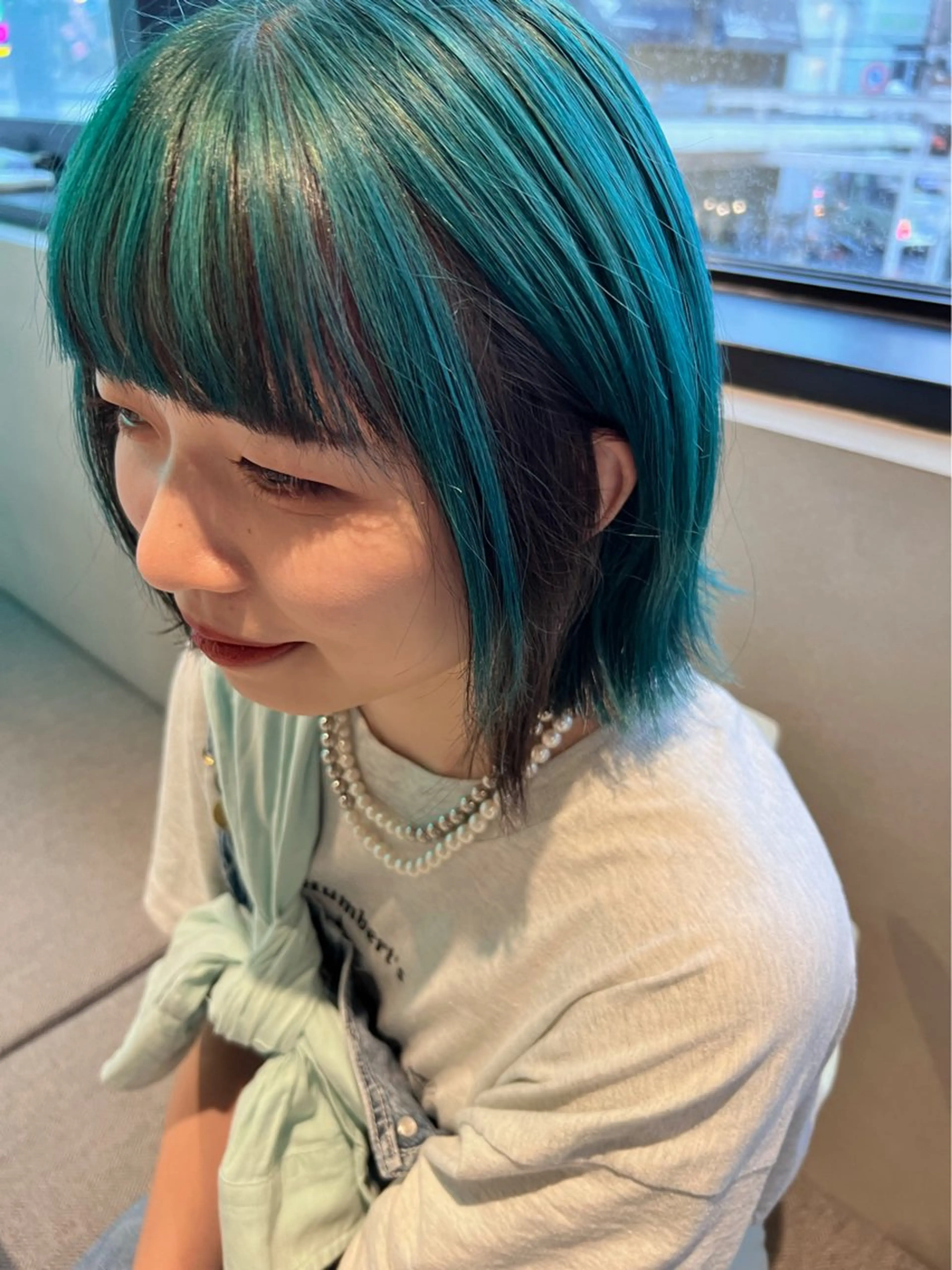 ショート カラー ロカリタ　河原町三条所属・🌐👽フクイ キララ🌎💎のヘアスタイル