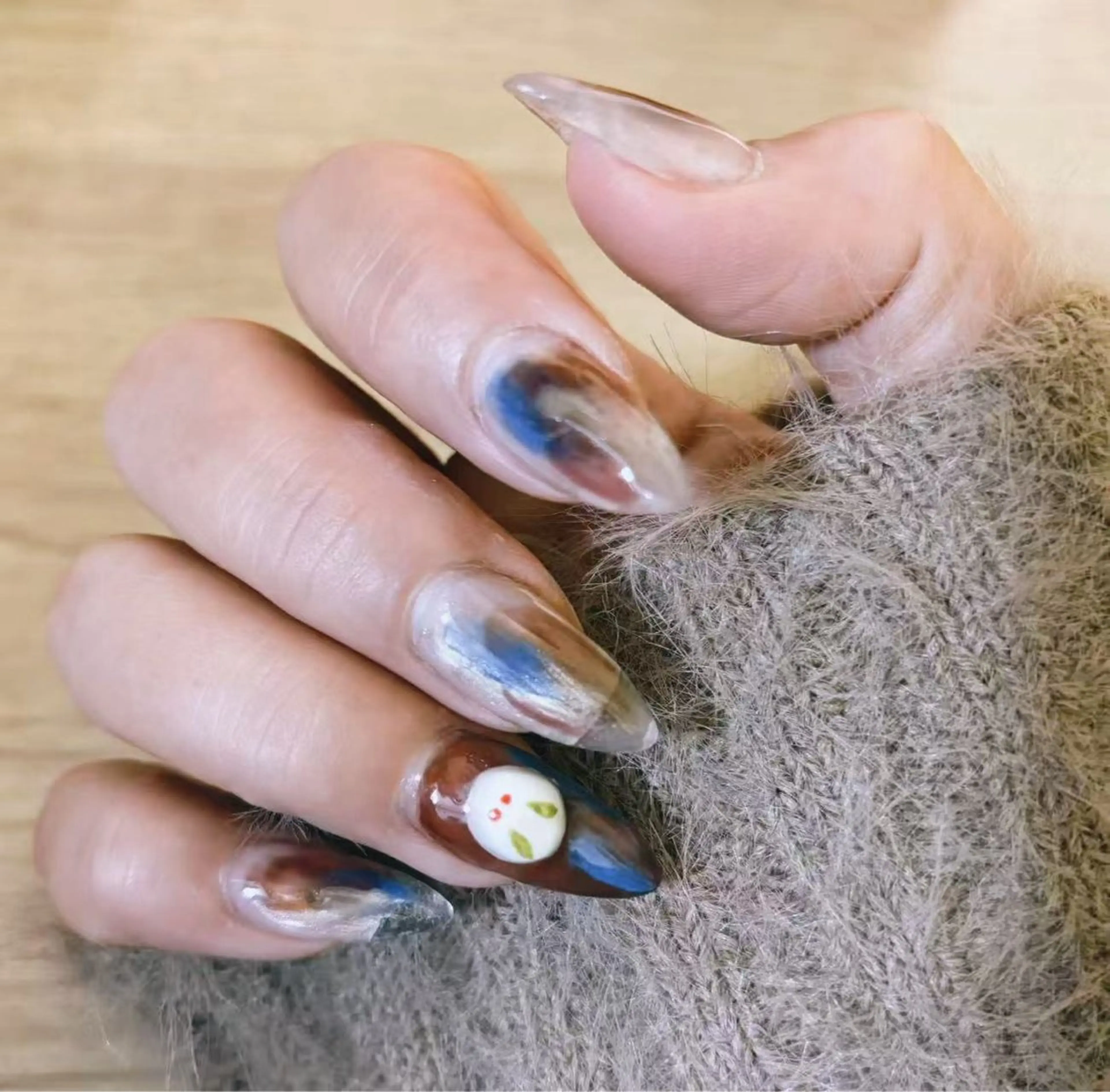 ネイル ニュアンスネイル ハンドネイル Maylie Nail所属・キイ サロンのネイルデザイン