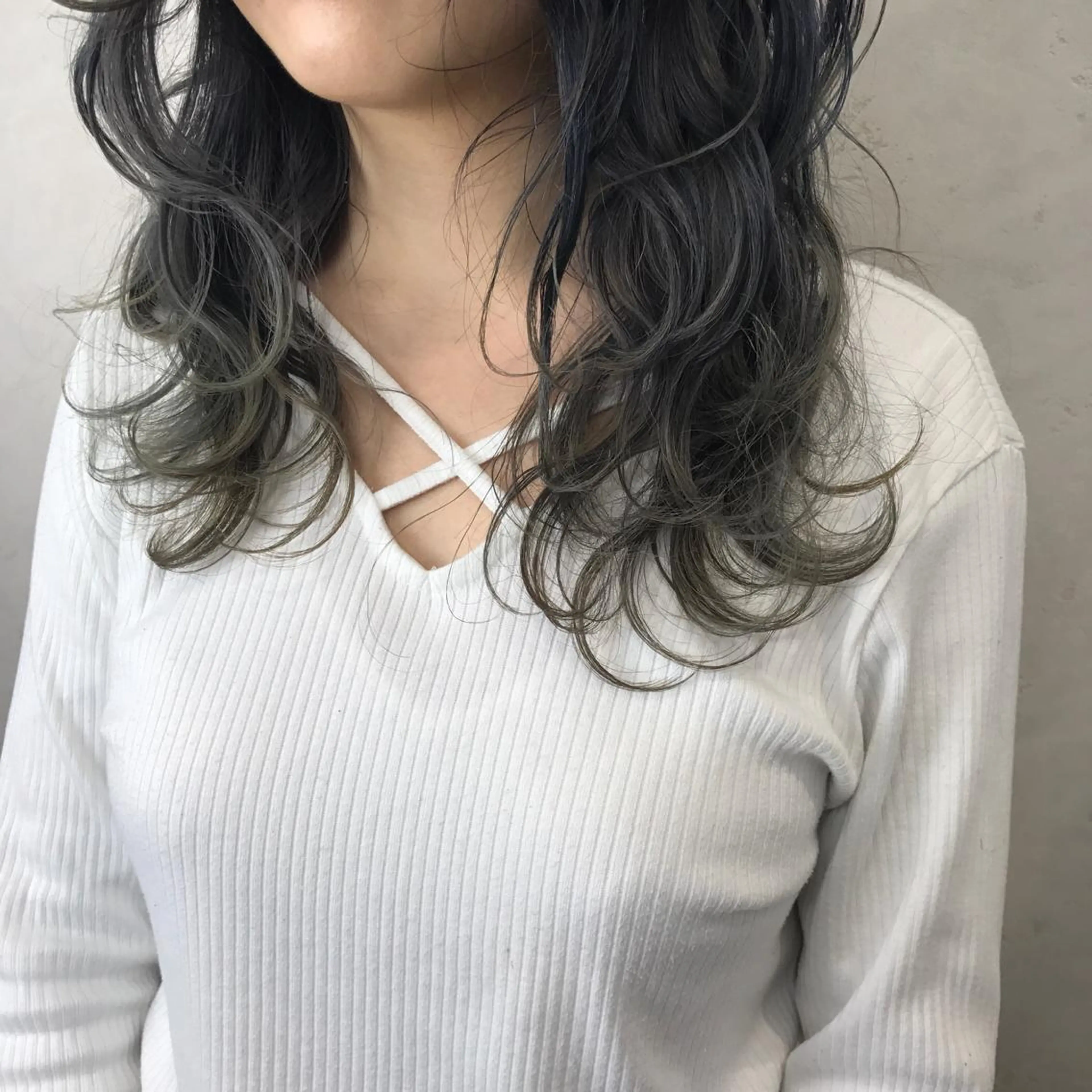 セミロング TATSUYA アートディレクターのヘアスタイル