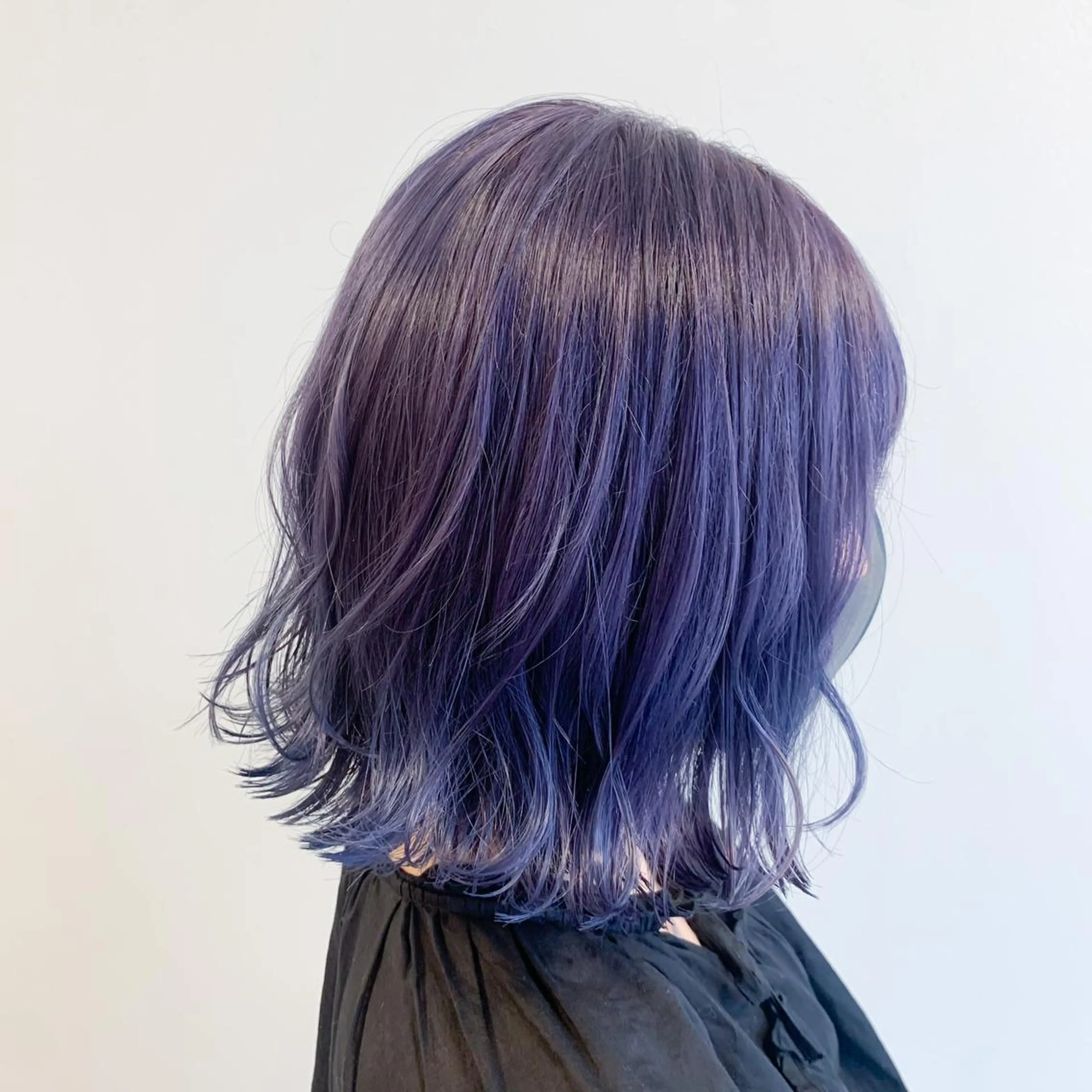 ショート カラー ラベンダーカラー パープルカラー ヘアカラー なんば髪質改善カラー Ardoreのヘアスタイル