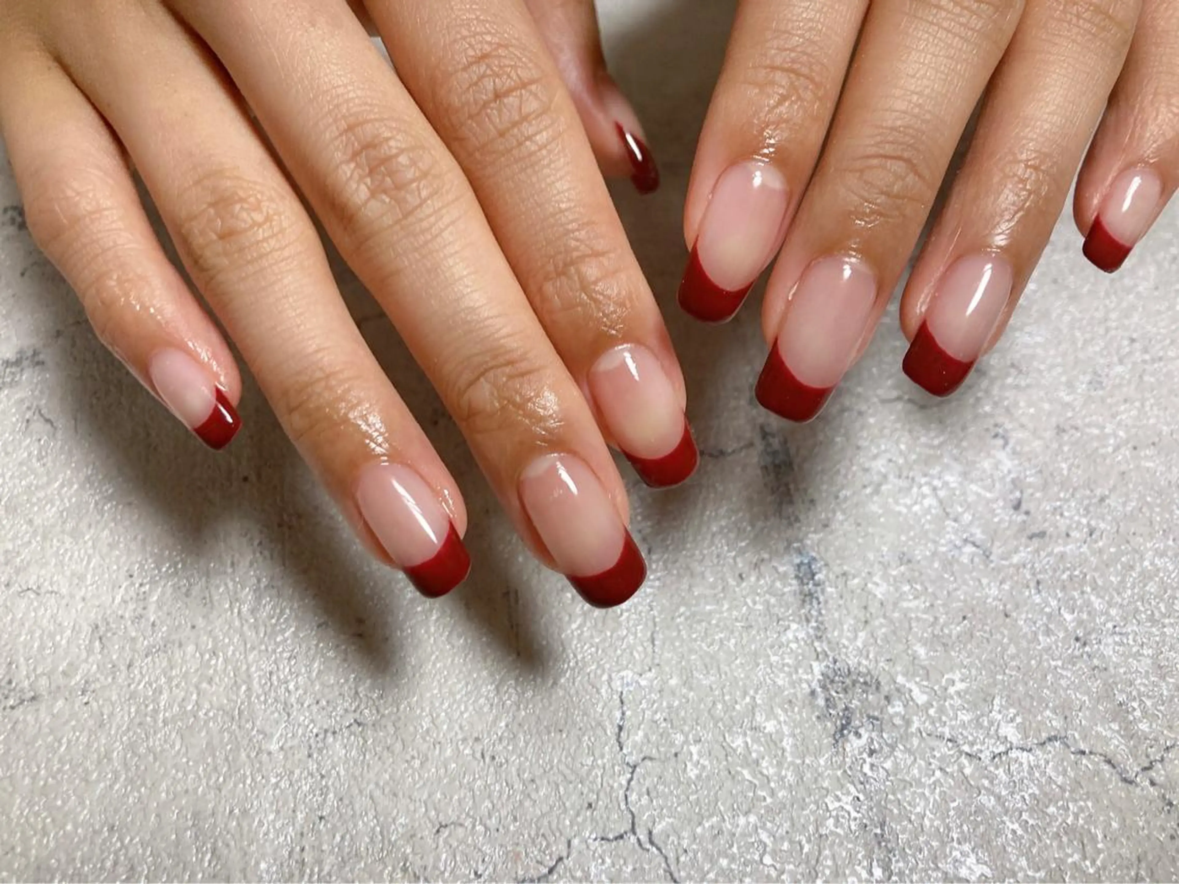 ネイル フレンチネイル Mogu nail 二子玉川のネイルデザイン