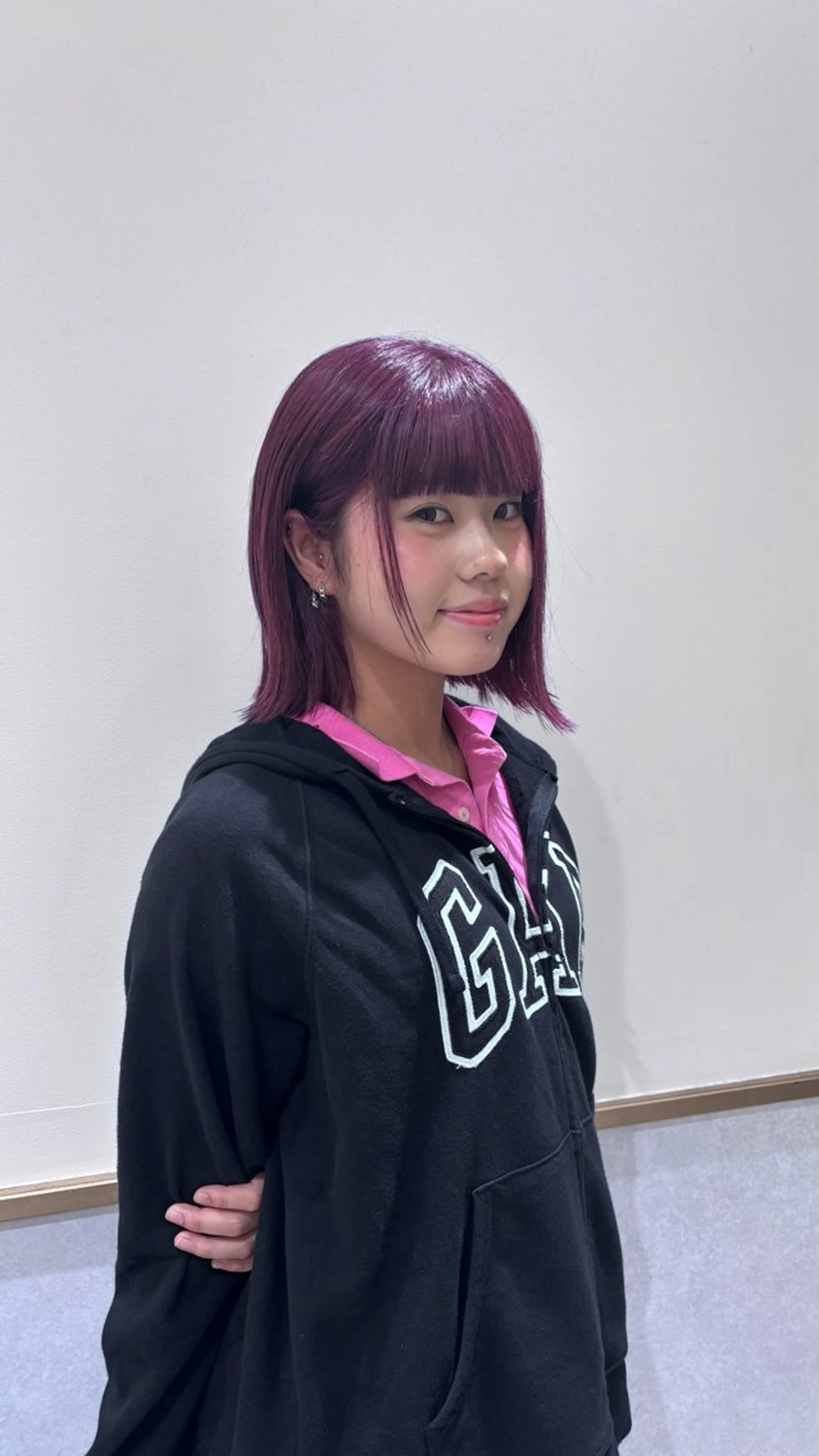 ショート ヘアカラー ヘアセット ハイトーン/レイヤー KYOKA🩶のヘアスタイル