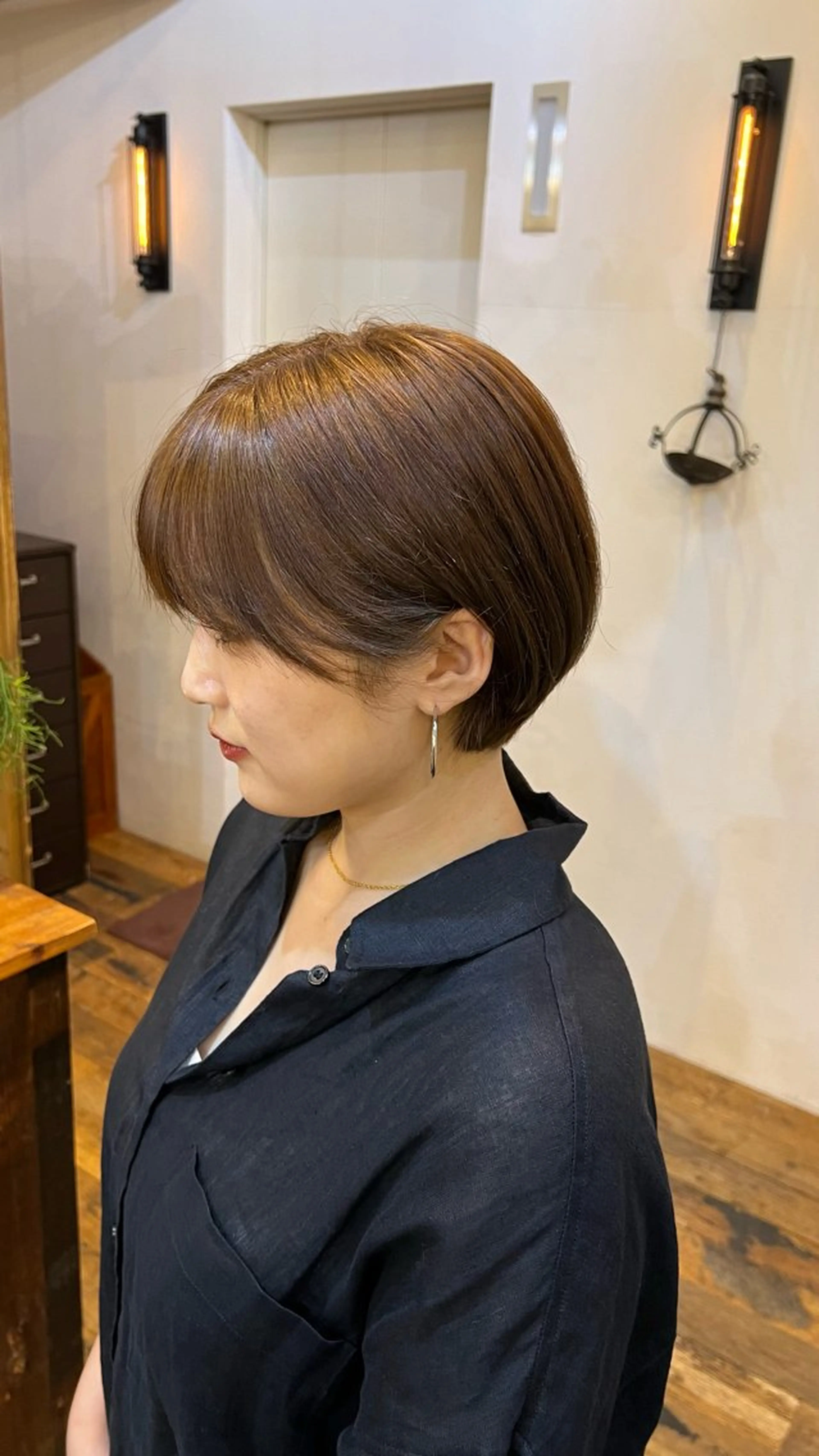 ショート belle   表参道　terrace所属・抜きっぱなしブロンド /ハイトーン/カナタのヘアスタイル