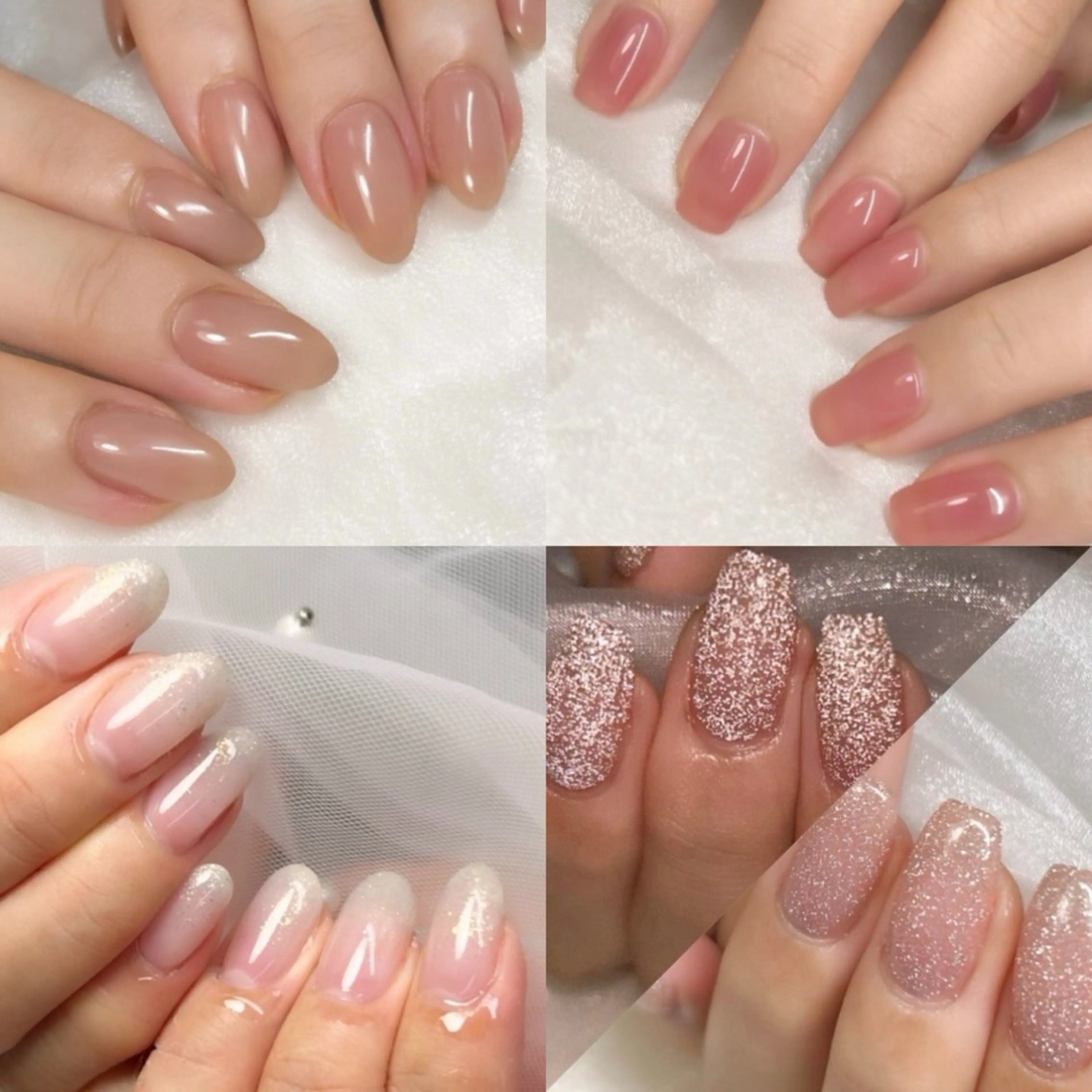 【人気No.2🥈選べる定額】大人上品💕ナチュラル美爪ネイルの写真