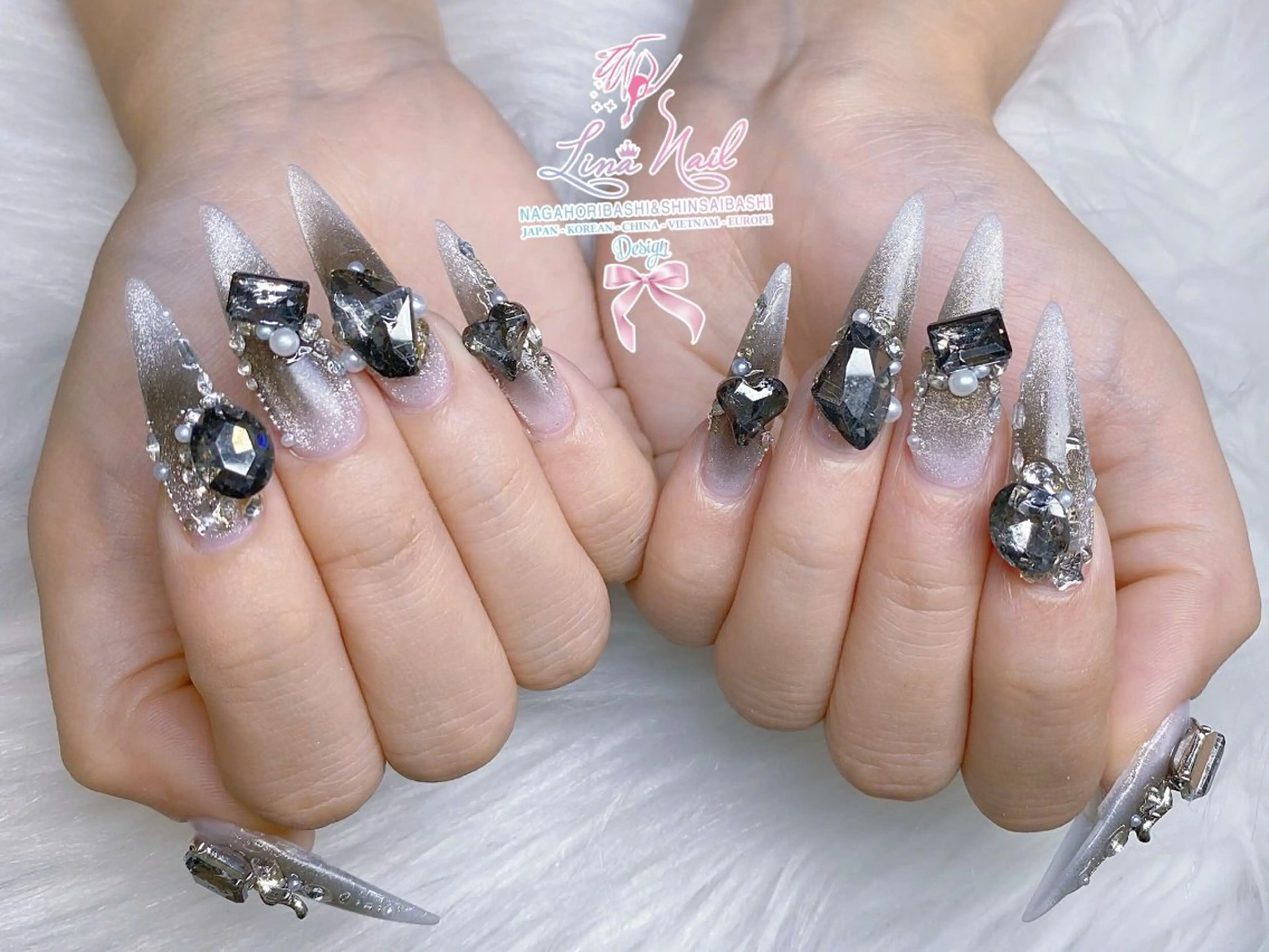 ネイル フットネイル ジェルネイル 持ち込み ネイルチップ ハンドネイル リナネイル 長堀橋店／東心斎橋店のネイルデザイン