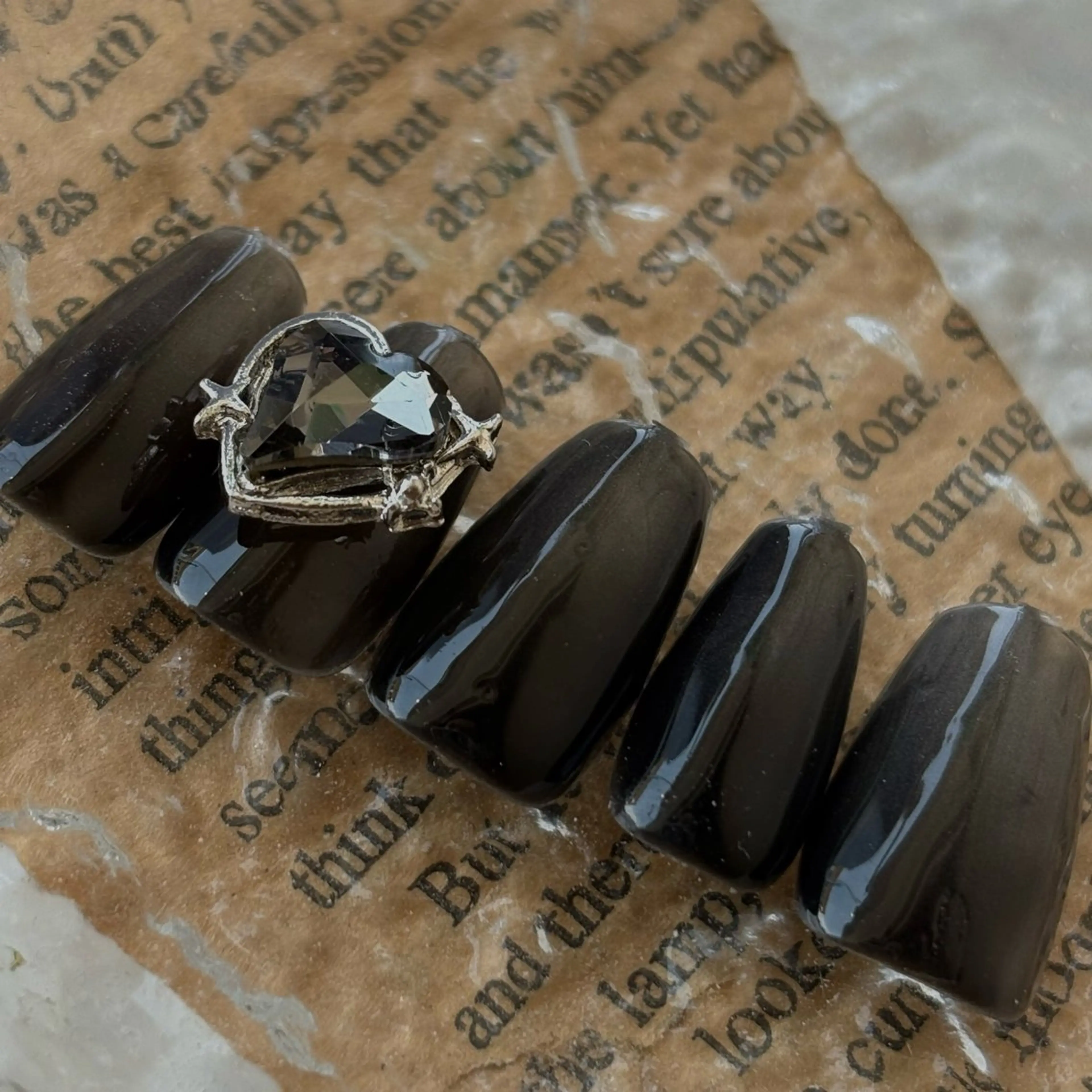 ネイル クリアネイル 長さ出し 韓国ネイル マグネットネイル ニュアンスネイル vante_aimi .パラジェル取扱店のネイルデザイン