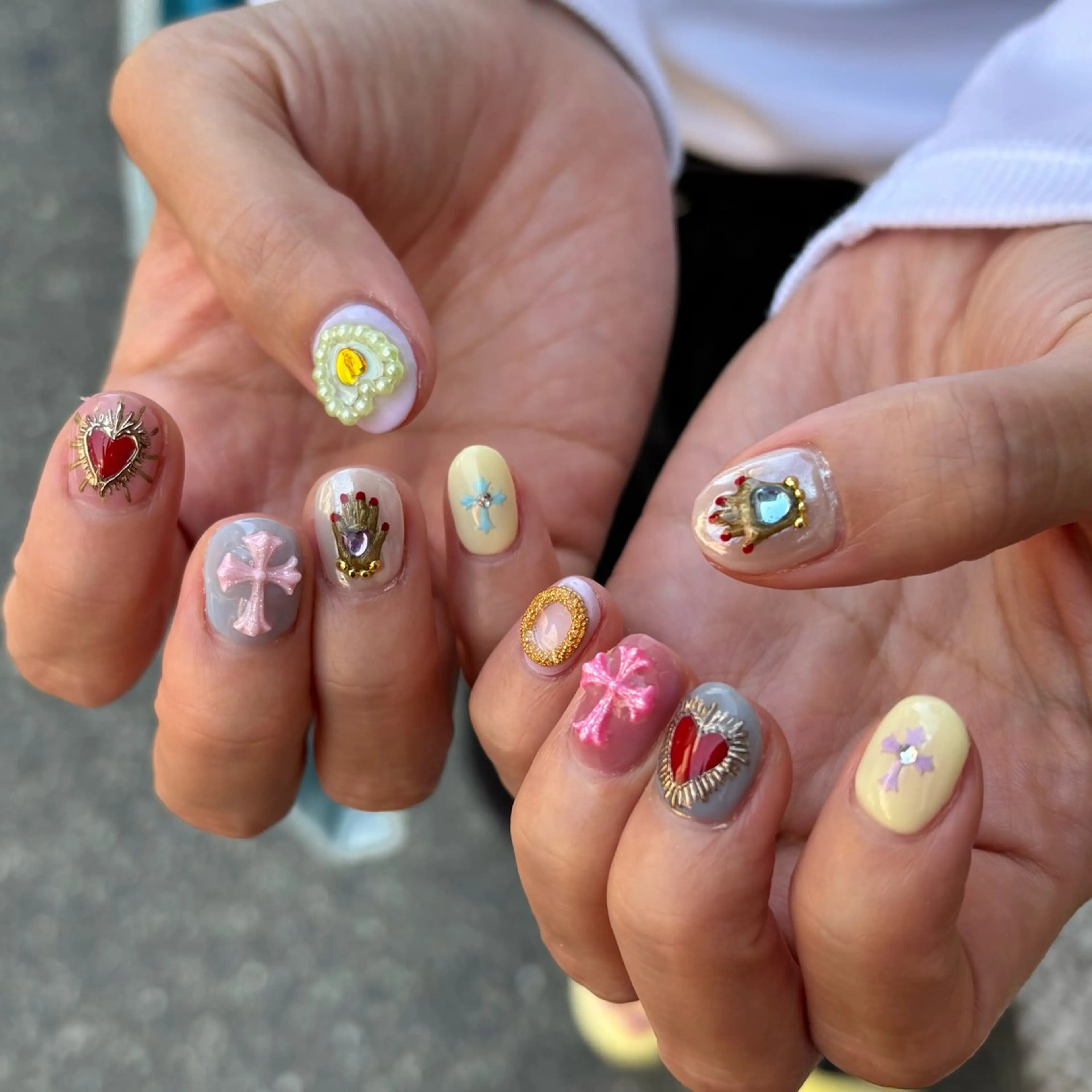 ネイル アートネイル ハンドネイル Lélia nail Himariのネイルデザイン