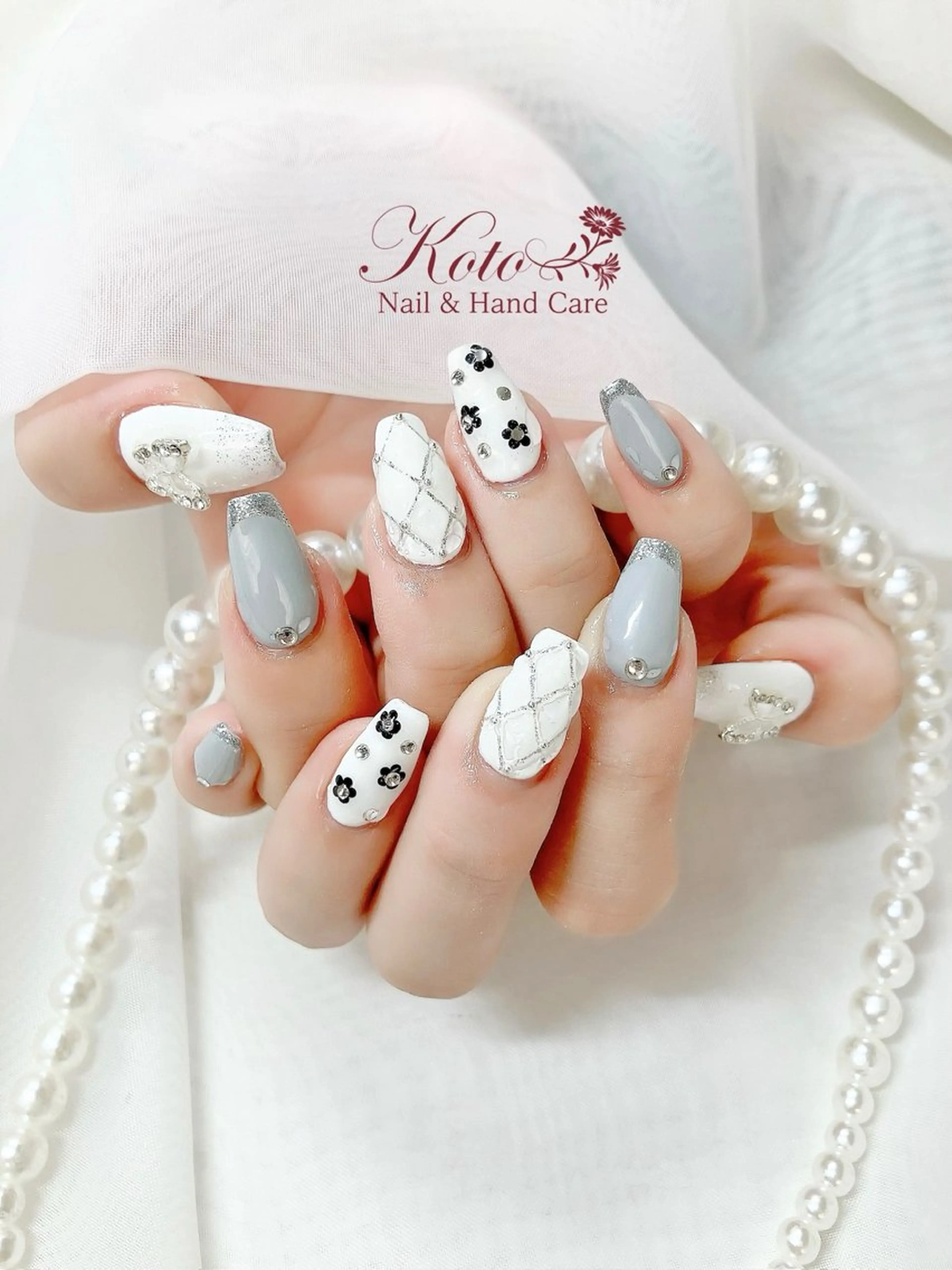 ネイル 長さ出し ジェルネイル 持ち込み ニュアンスネイル 赤色 ハンドネイル Nail Salon KOTOのネイルデザイン