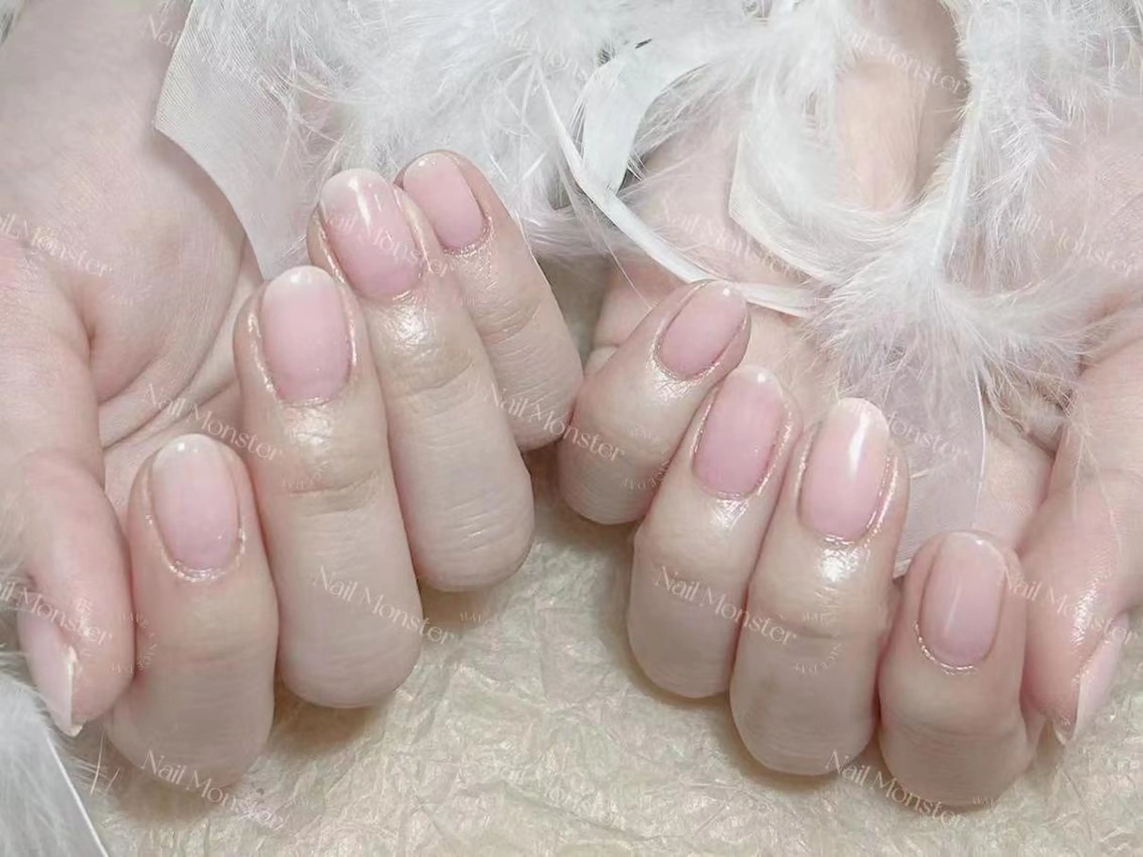 ネイル ワンカラーネイル YUKI_ Monster💟のネイルデザイン