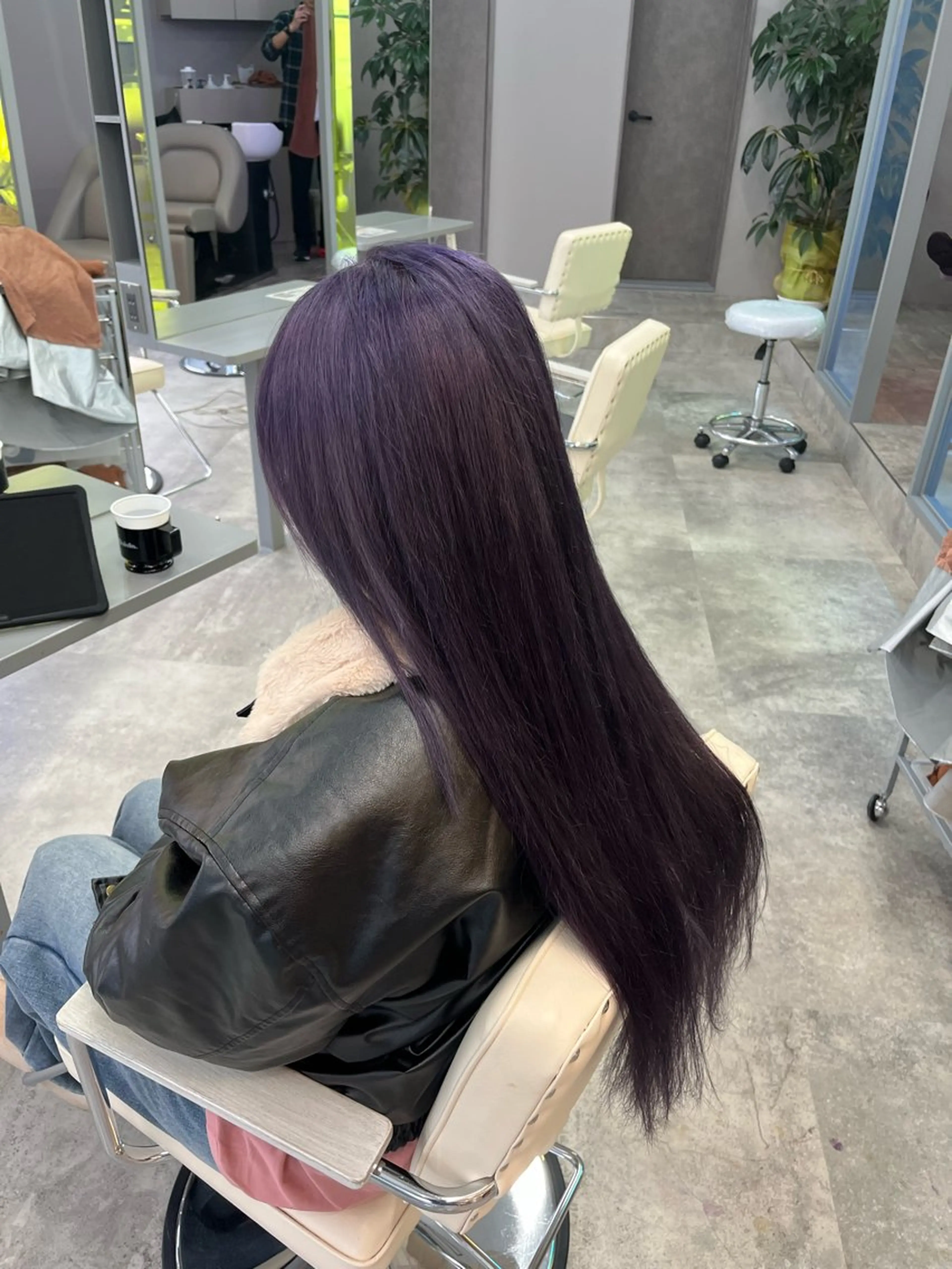 ロング カラー ラベンダーカラー 比嘉 翔太のヘアスタイル