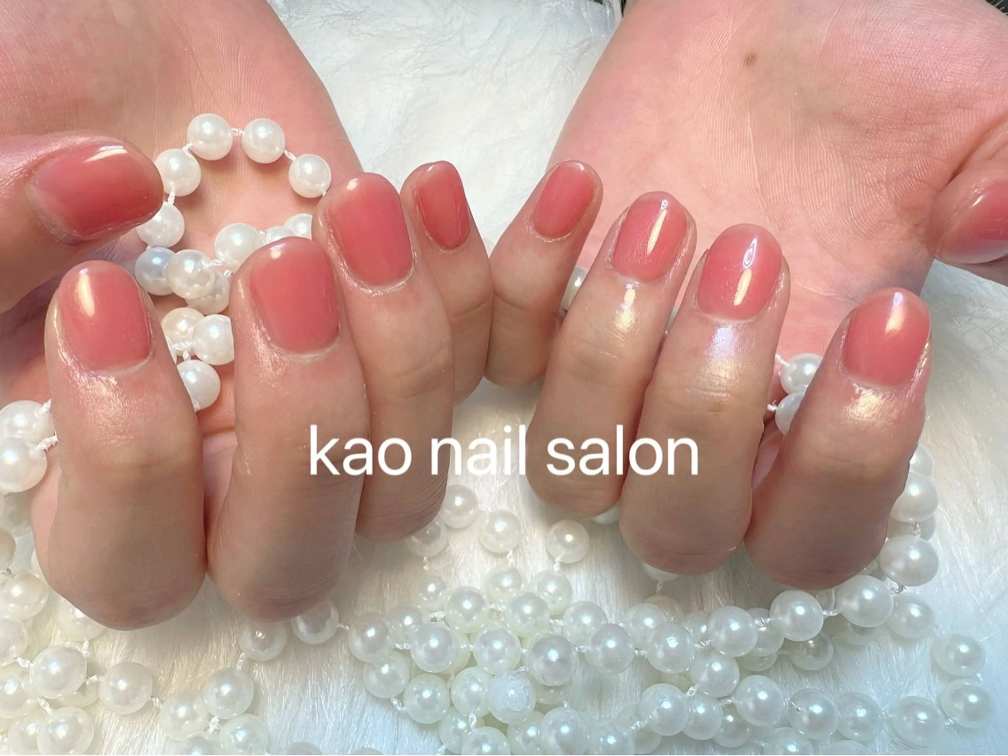 ネイル ハンドネイル kao nail マグネット/長さだしのネイルデザイン
