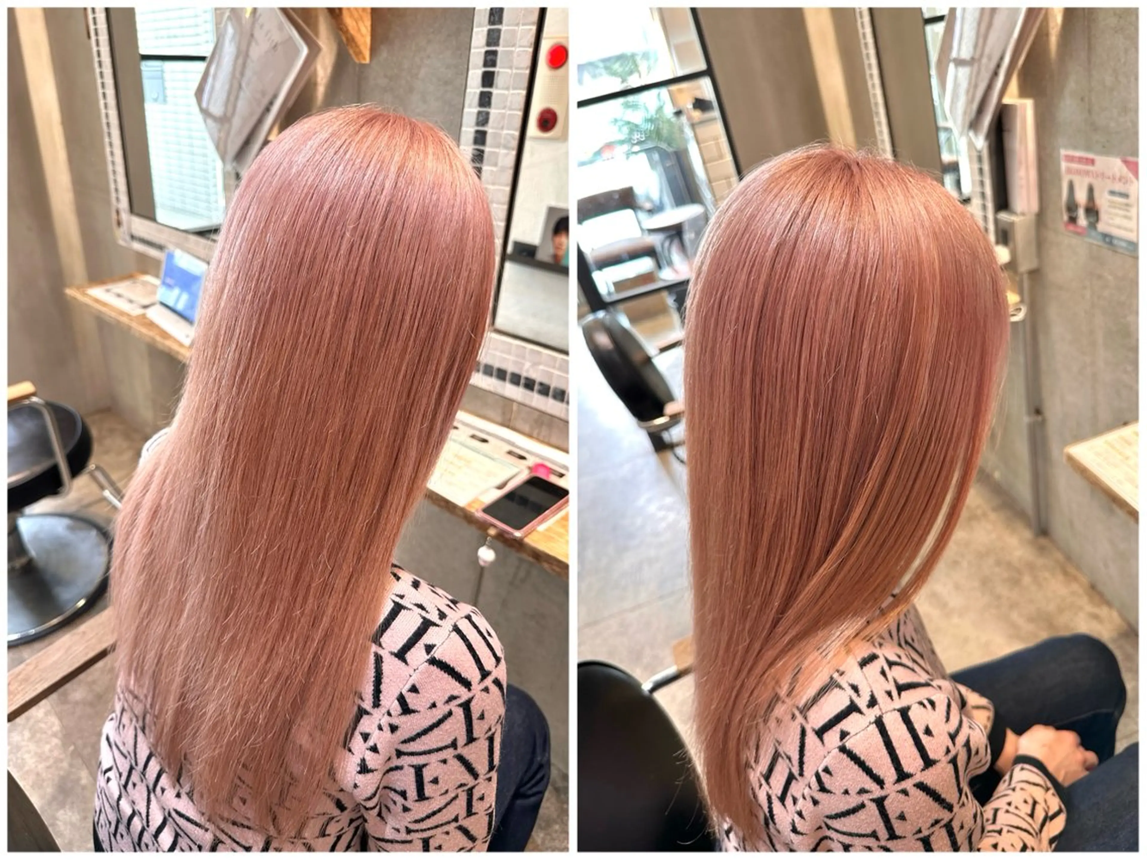 ミディアム ヘアカラー La fith hair rond 立川店所属・kyosuke 透明感カラーのヘアスタイル