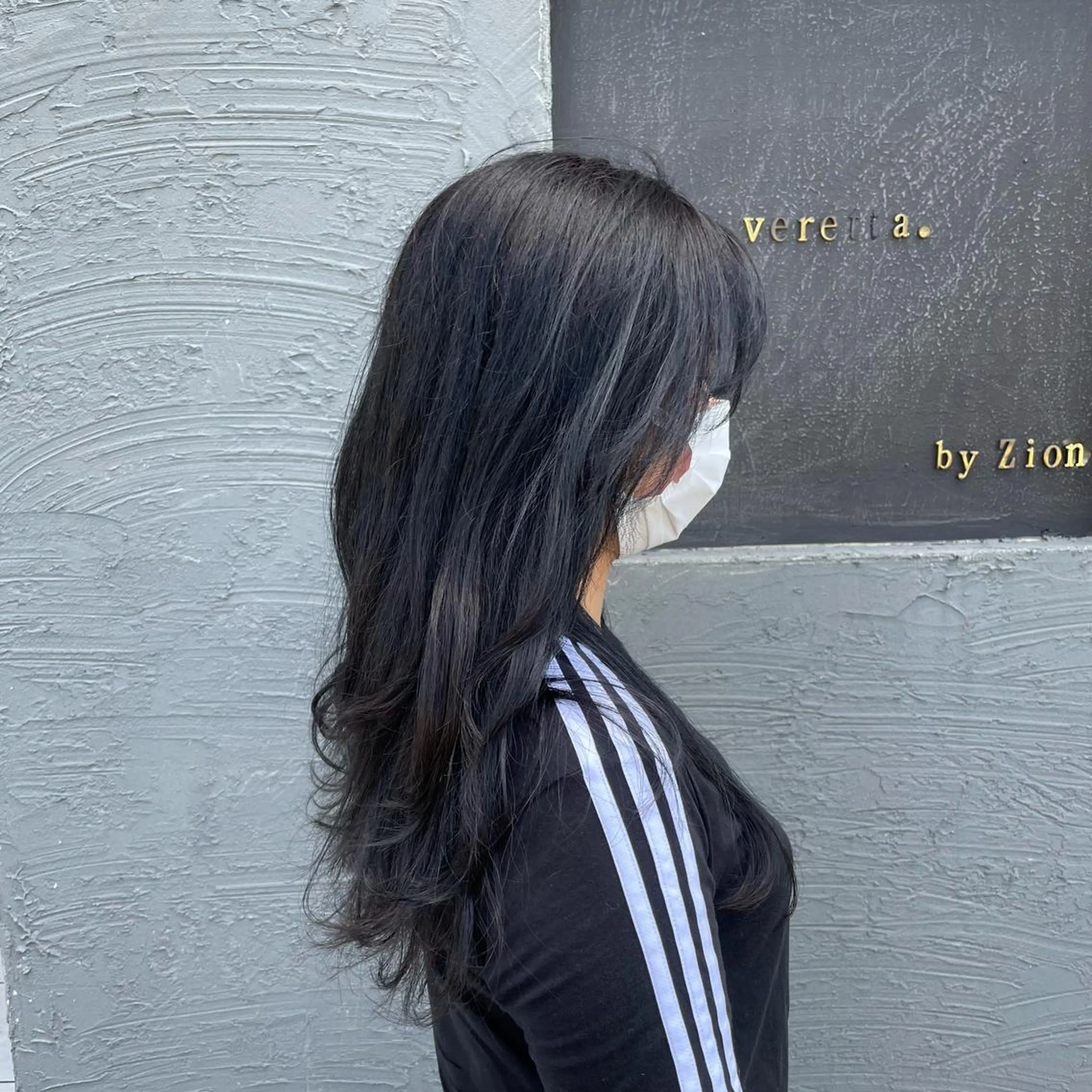 ロング カラー 馬場 瑞穂のヘアスタイル