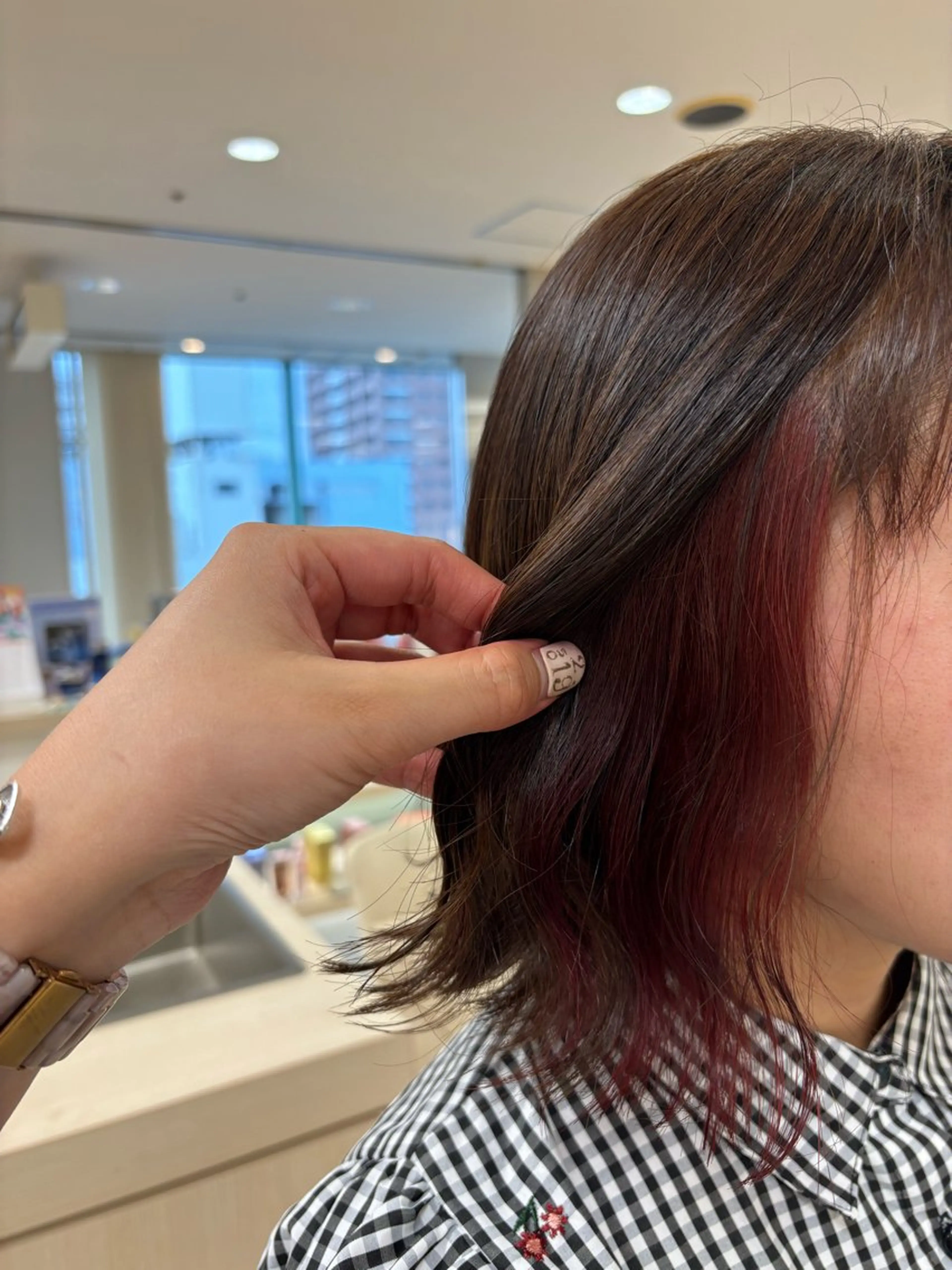 カラー 🎀暖色カラー/透明 感カラー/ひな🎀のヘアスタイル