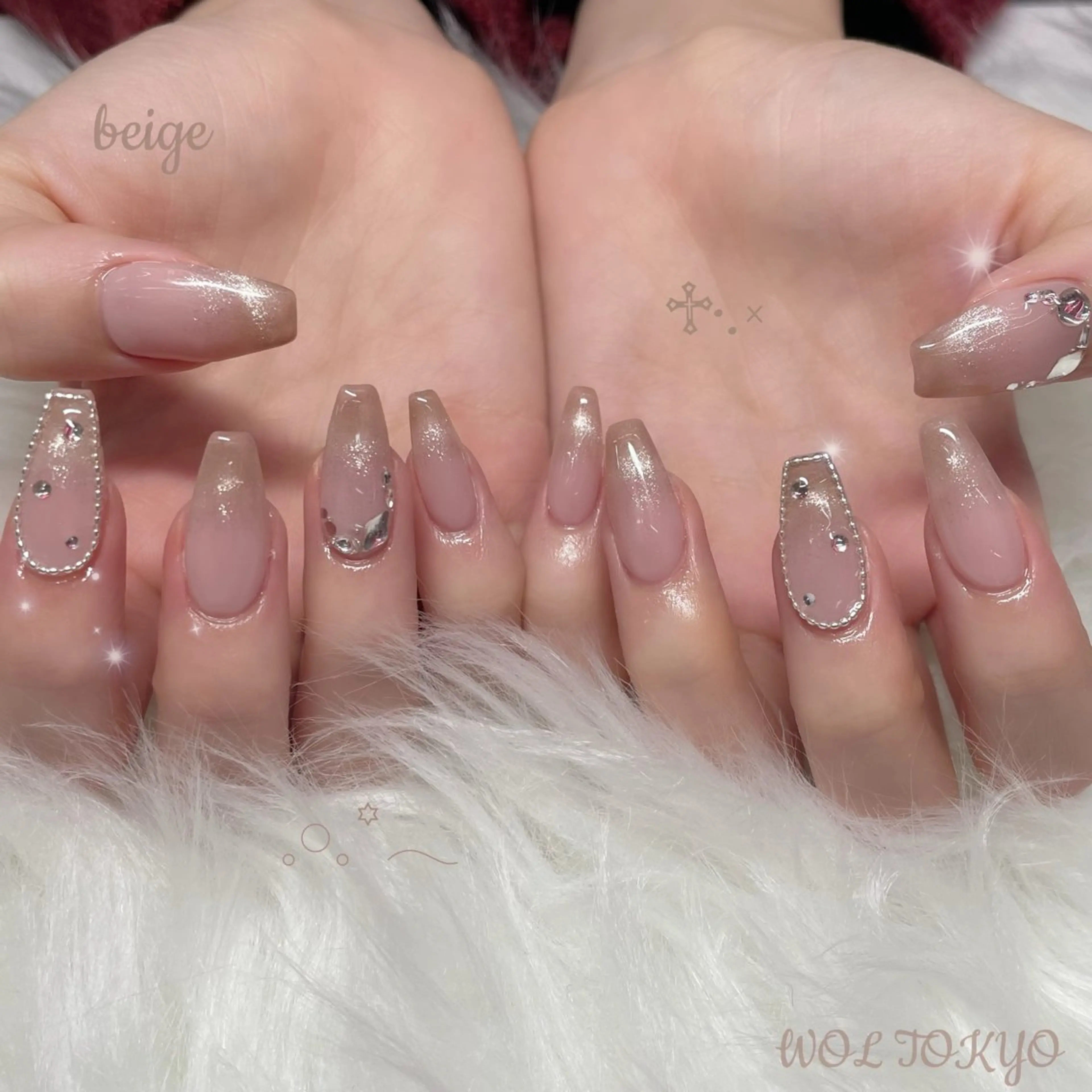 ネイル ハンドネイル WOLTOKYO池袋 💕maiのネイルデザイン