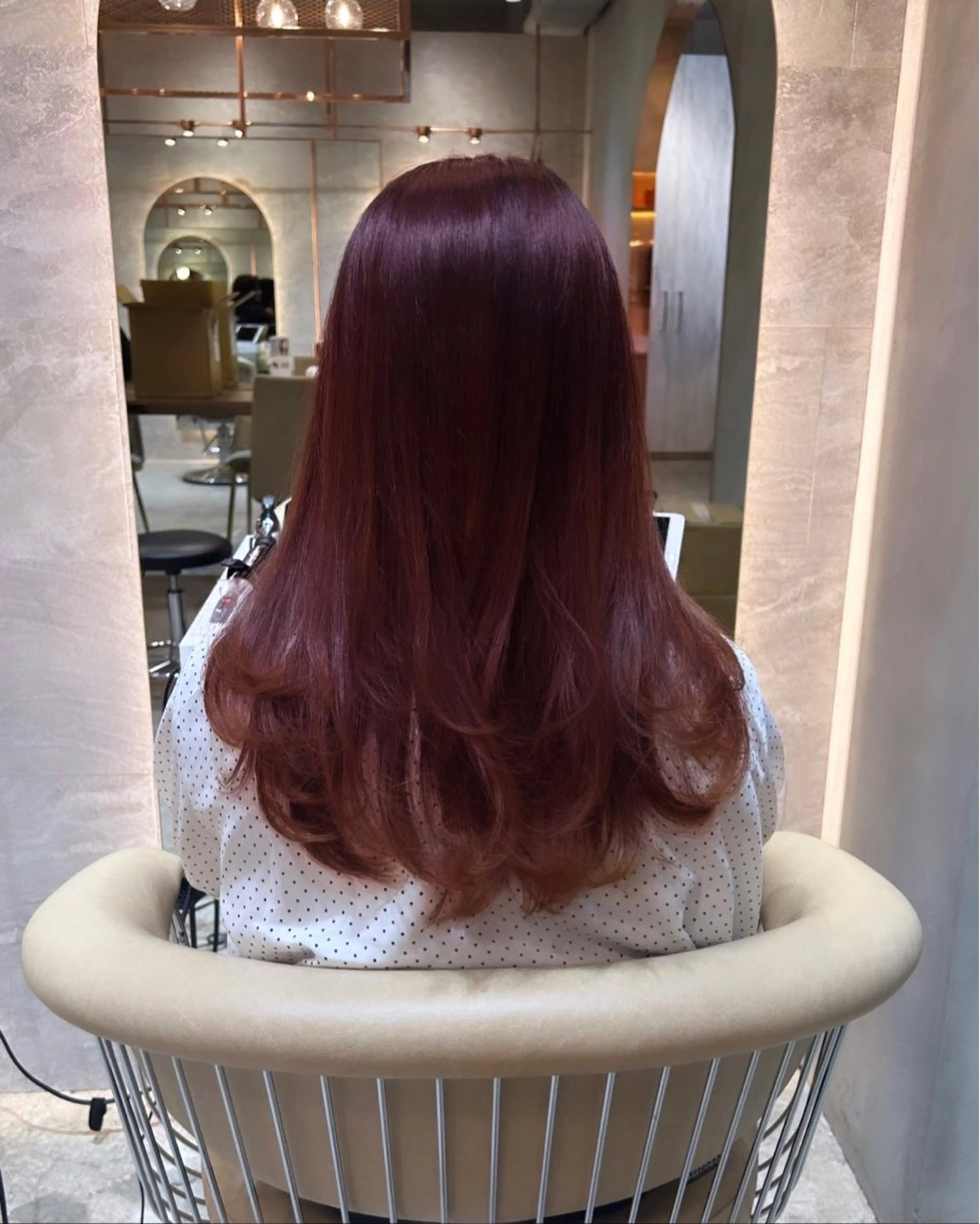 ロング レイヤーカット ハッシュカット/韓国 レイヤー/カハナのヘアスタイル