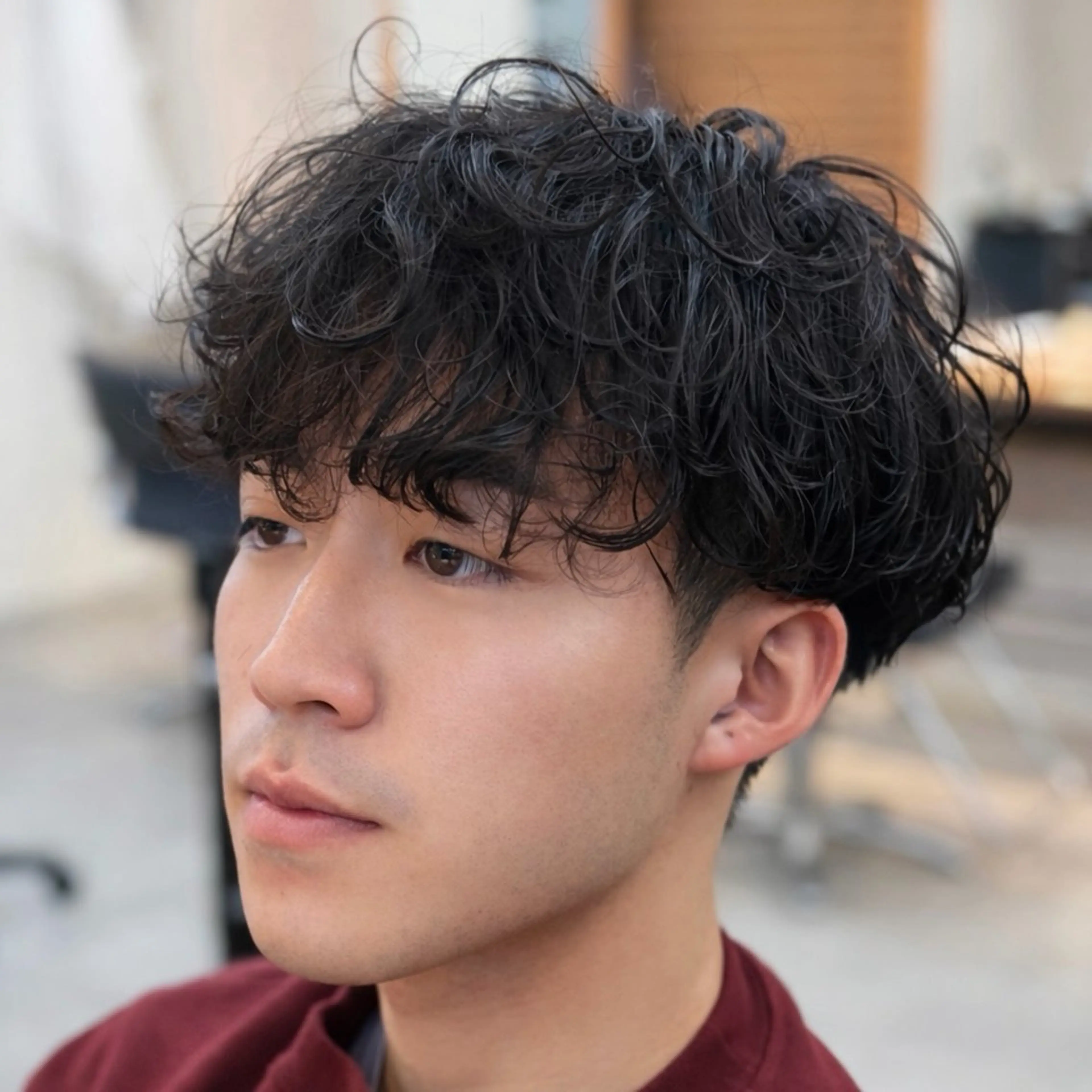 パーマ メンズ マッシュ メンズパーマ 刈り上げ カット パーマ 男の理想を叶える🔥 メンズパーマ特化｜関のヘアスタイル