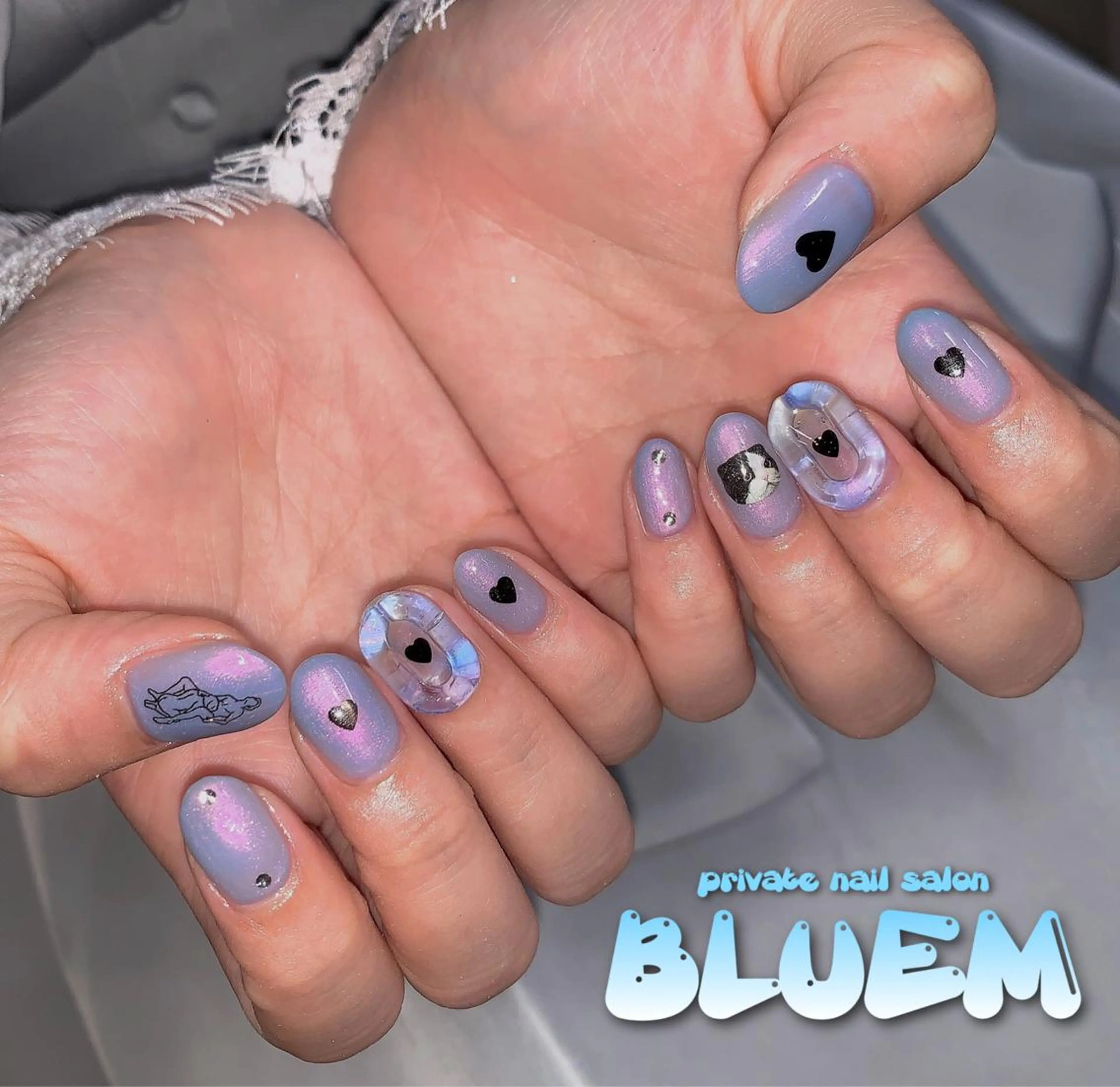 ネイル ハンドネイル BLUEM なな🐶のネイルデザイン