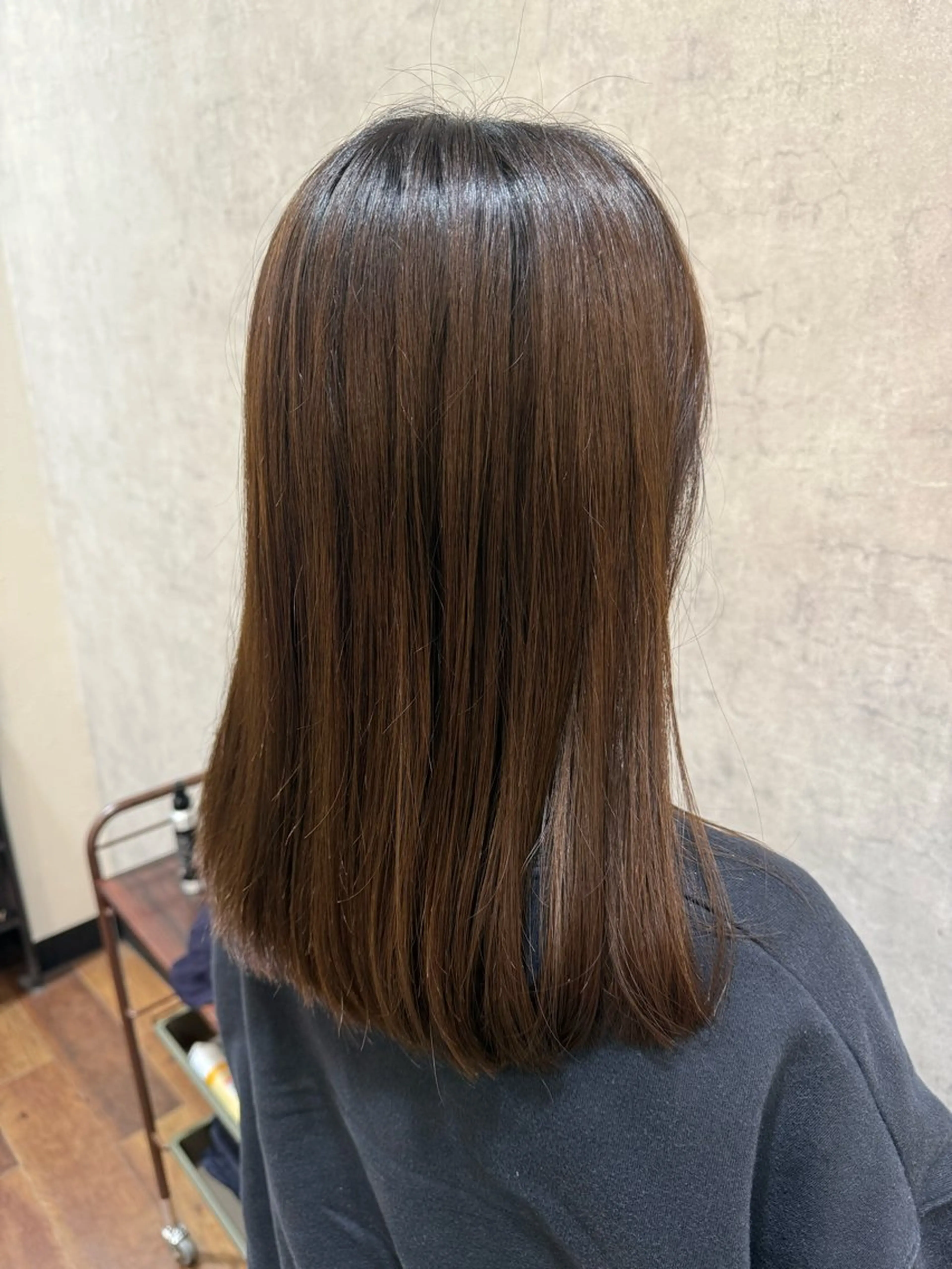 ミディアム 松本 希愛のヘアスタイル