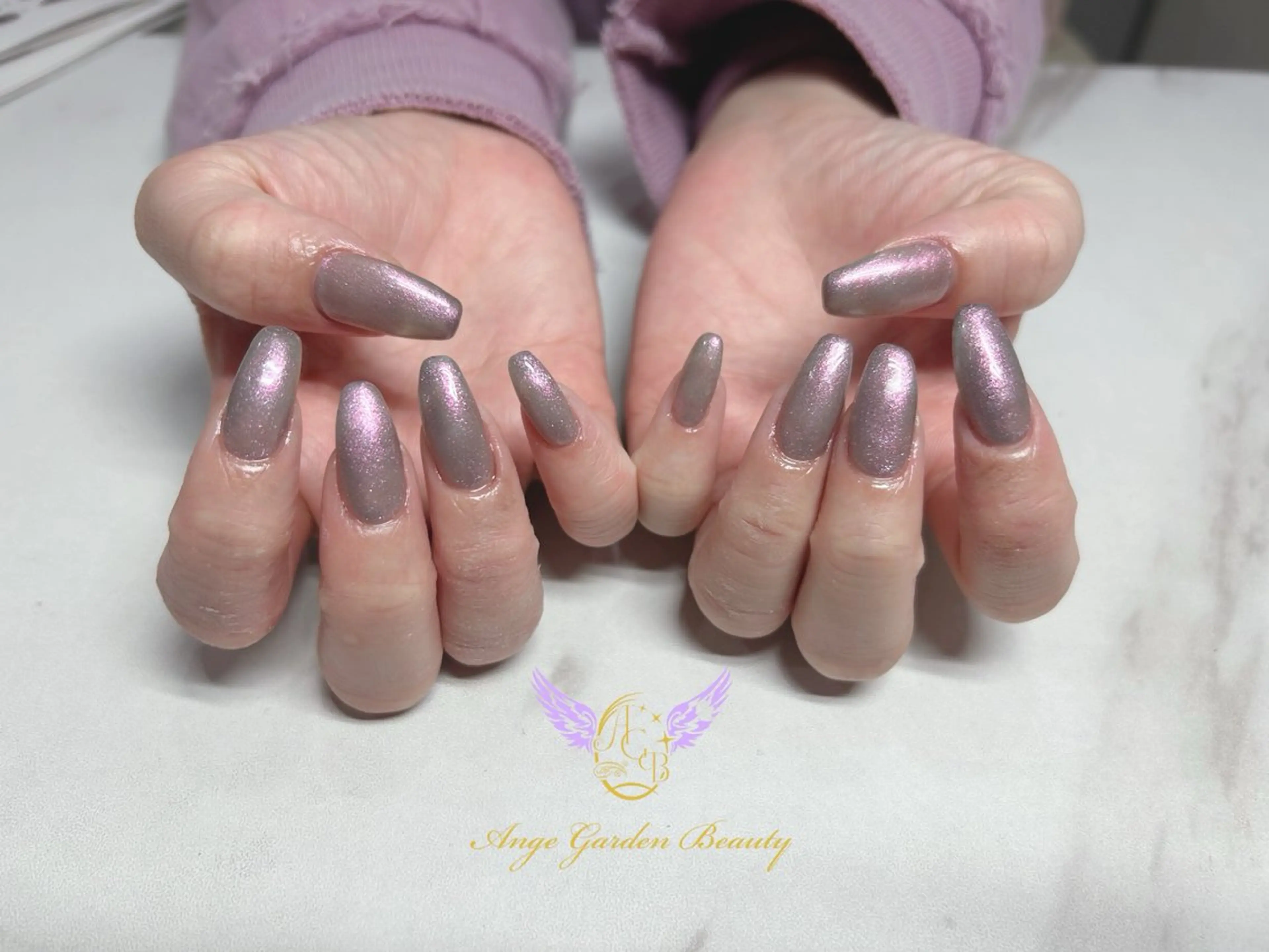 ネイル 韓国ネイル ワンカラーネイル ワンホンネイル ハンドネイル AngeGarden Beautymihoのネイルデザイン