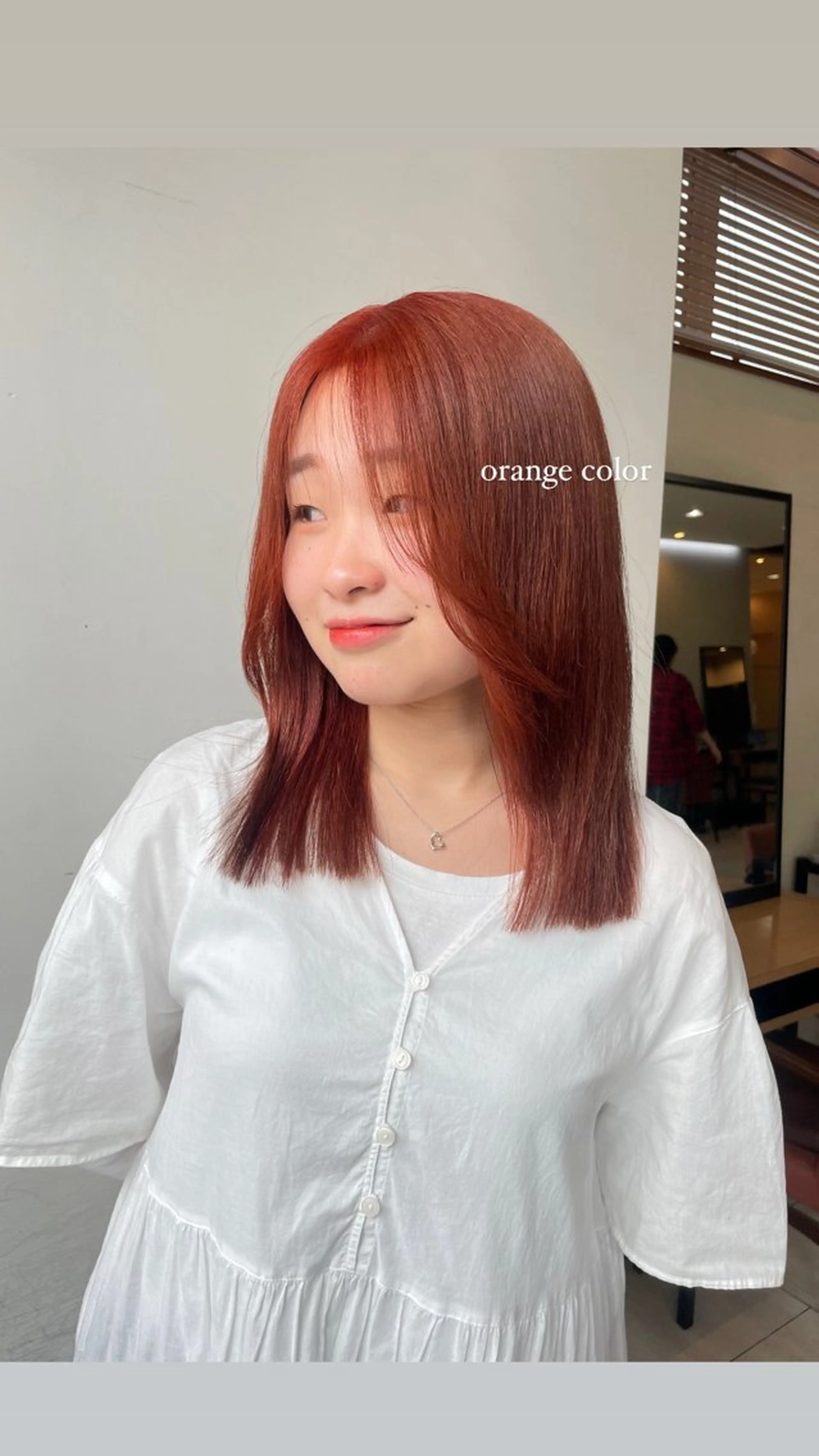 《リタッチのみ！》ブリーチありダブルカラー💗＋ケアトリートメント🫧の写真