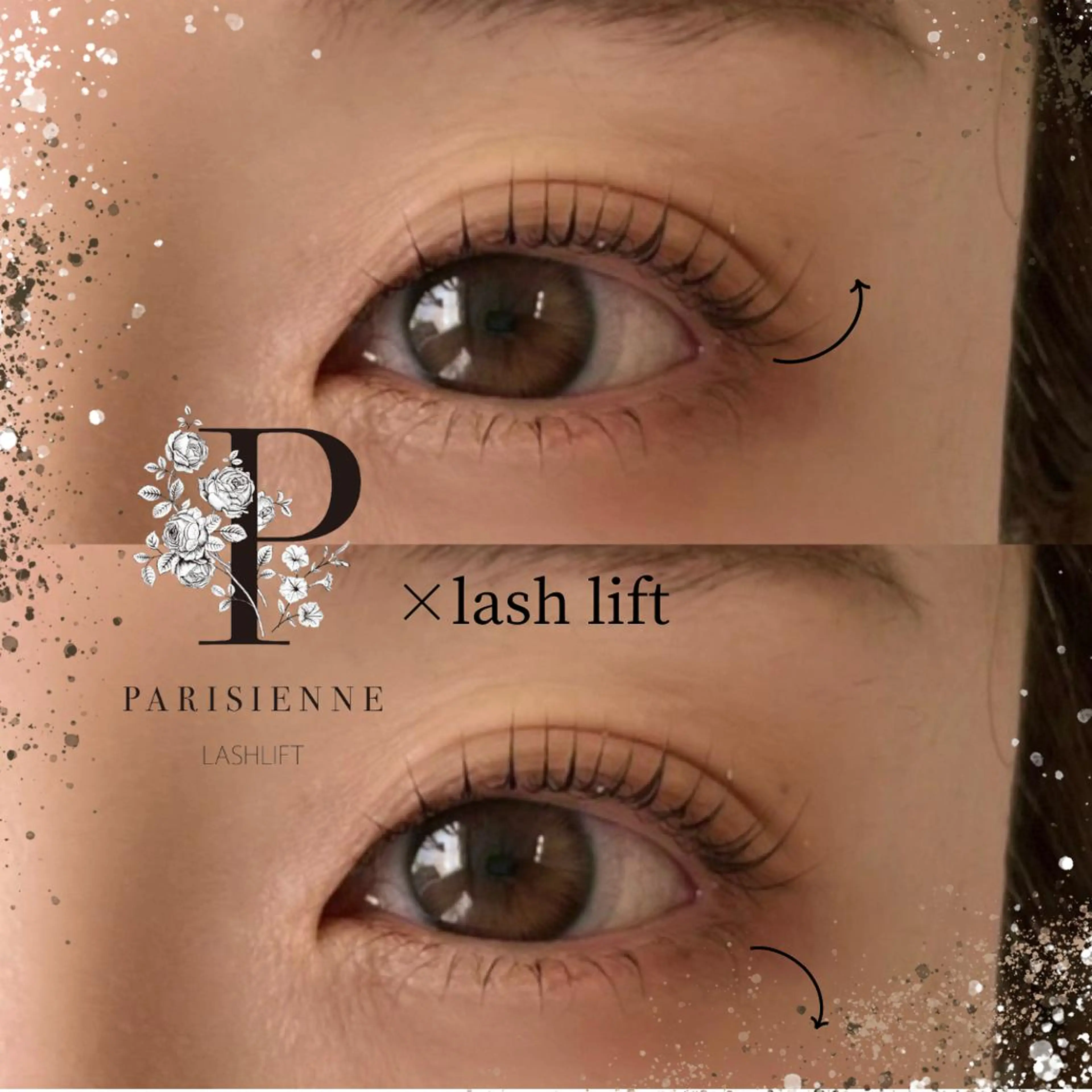 マツエク・マツパ パリジェンヌラッシュリフト Le'a first AKANEのマツエク・マツパデザイン