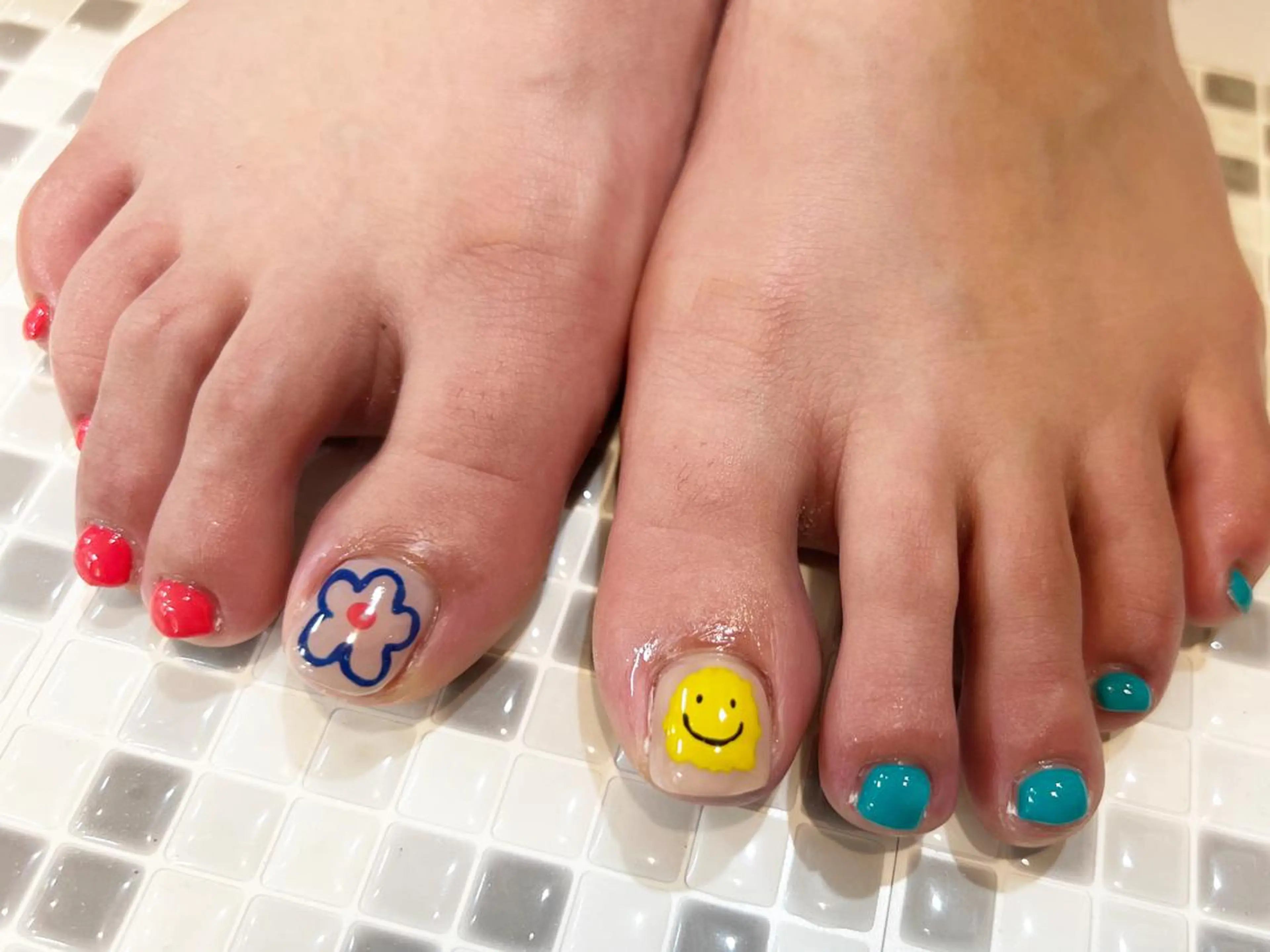 ネイル フットネイル ♡Nailist yui♡のネイルデザイン