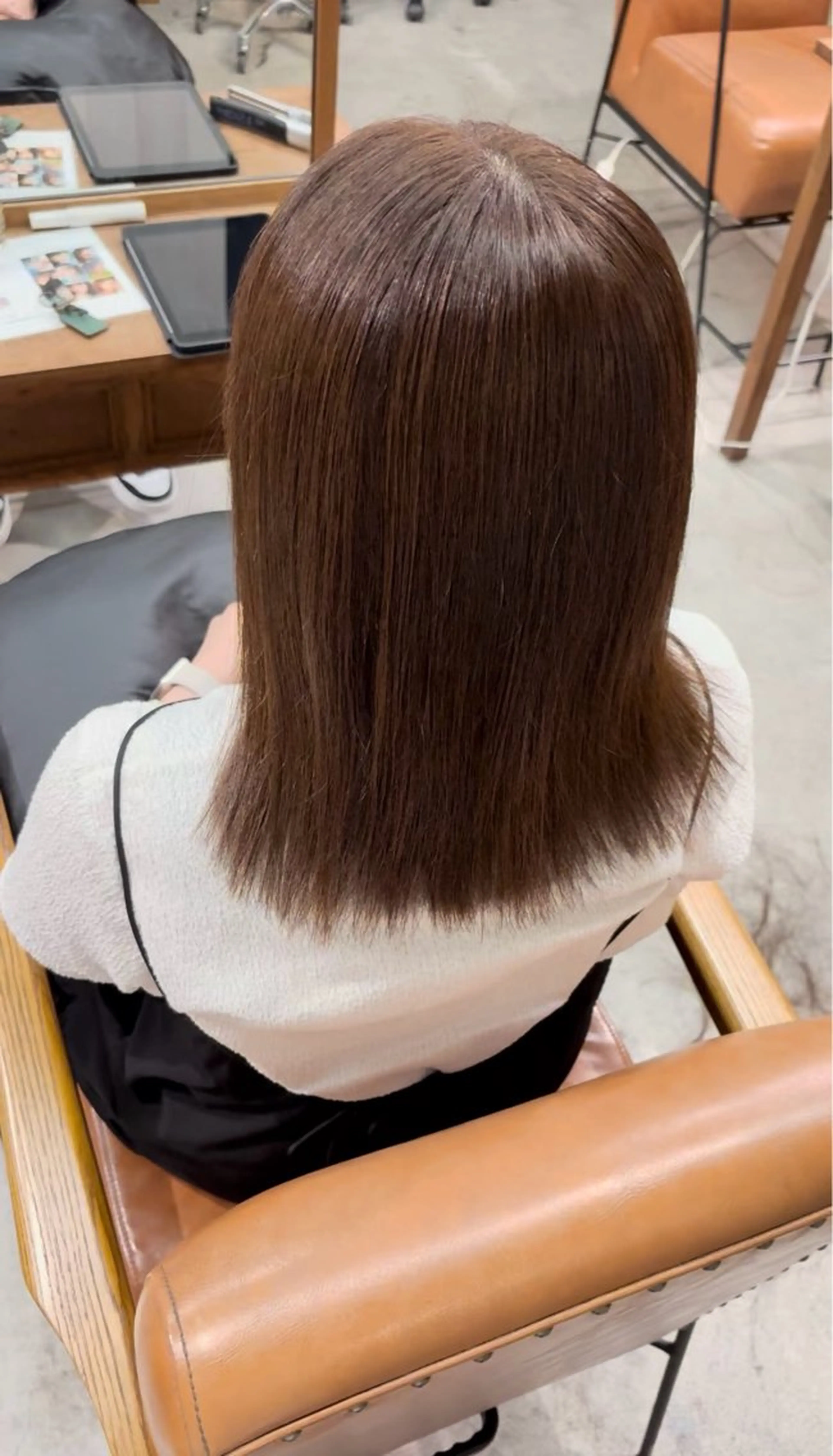 セミロング カット ヘアカラー トリートメント Nicoru*所属・SONO 【一宮】のヘアスタイル