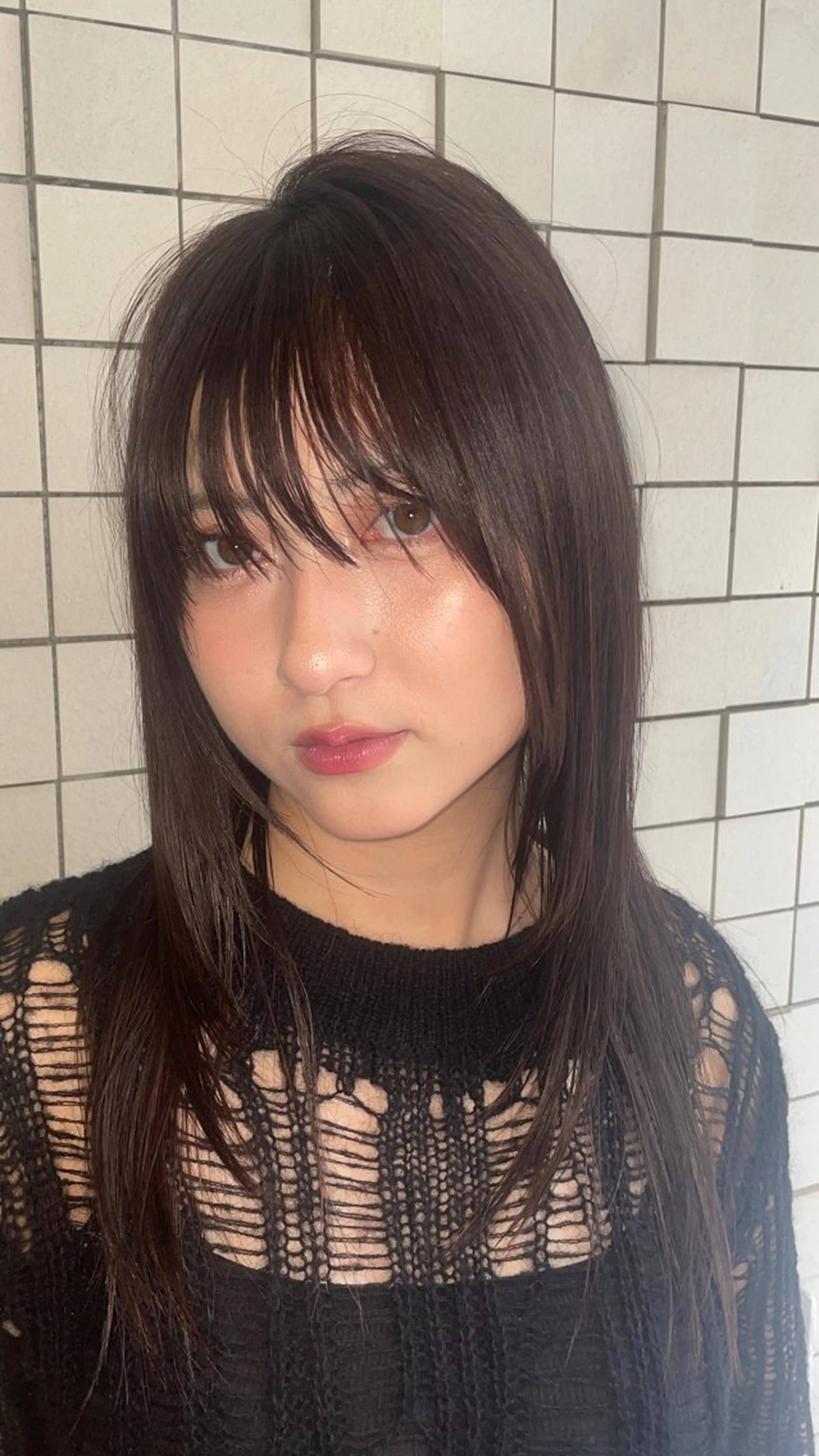 カラー ヘアカラー ショート✂︎ ゆるパーマKANOのヘアスタイル