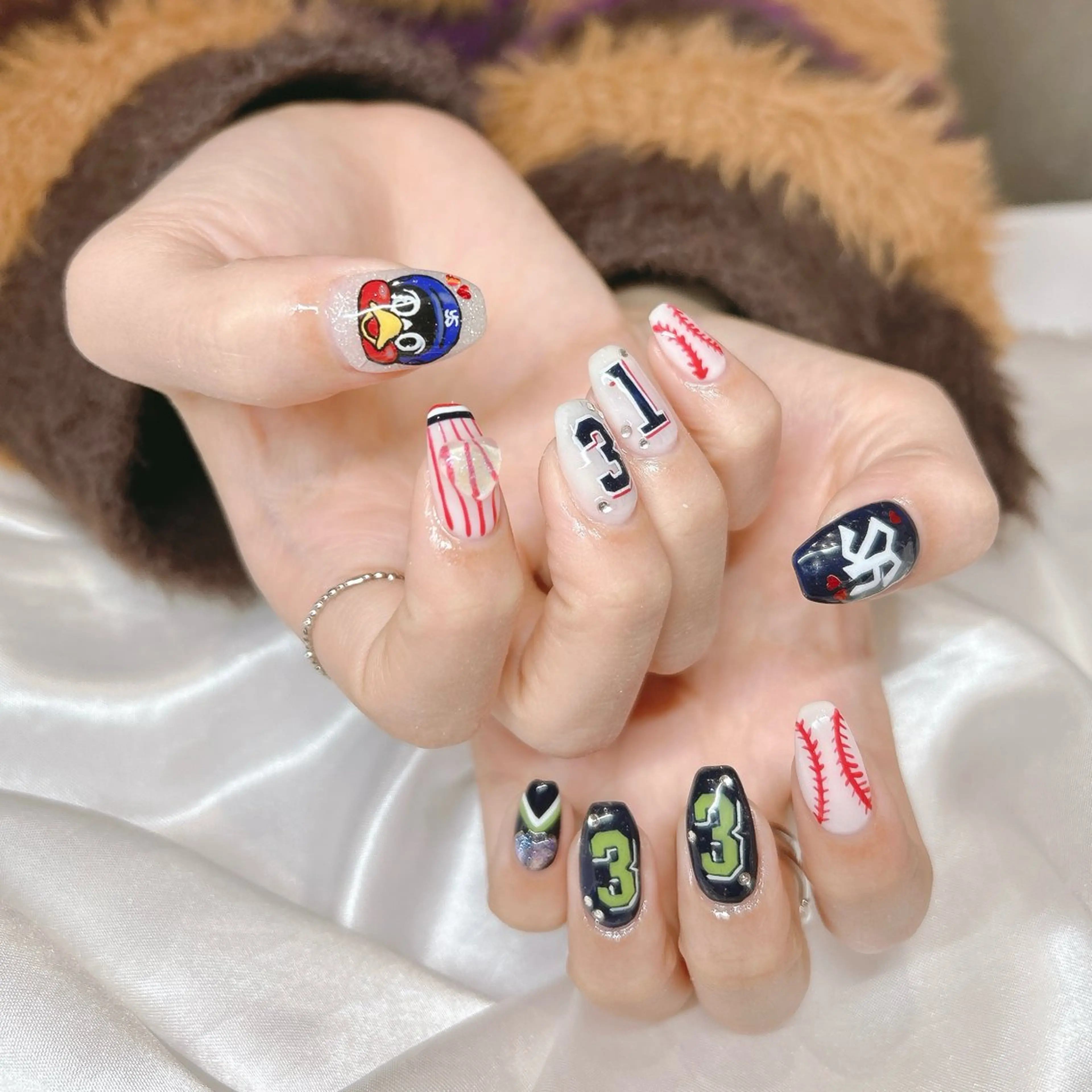 ネイル ハンドネイル junna のぞいてねのネイルデザイン