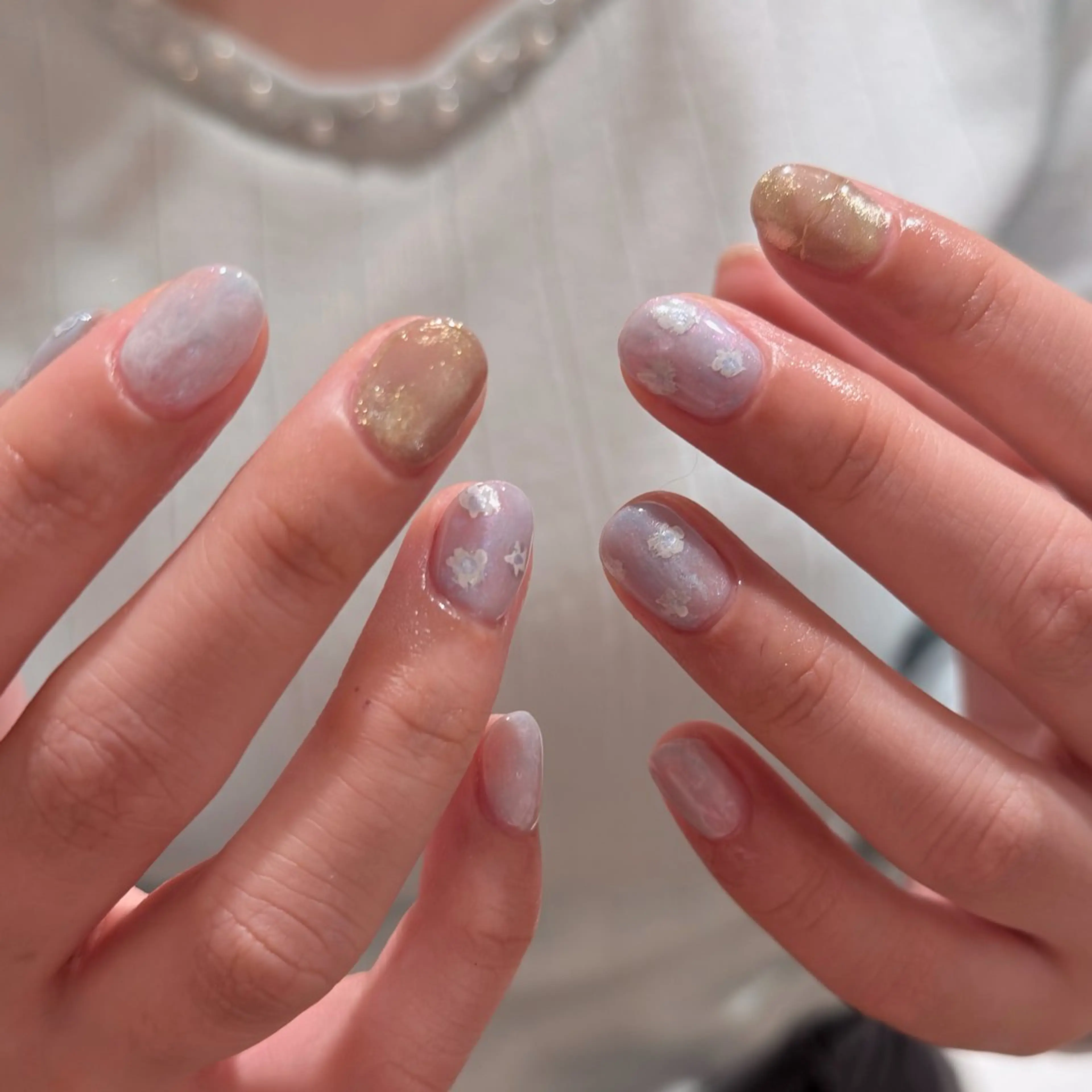 ネイル ハンドネイル 🎀 Hiyubi._.nail 🫧所属・🎀フェイ フェイ🫧💗のネイルデザイン