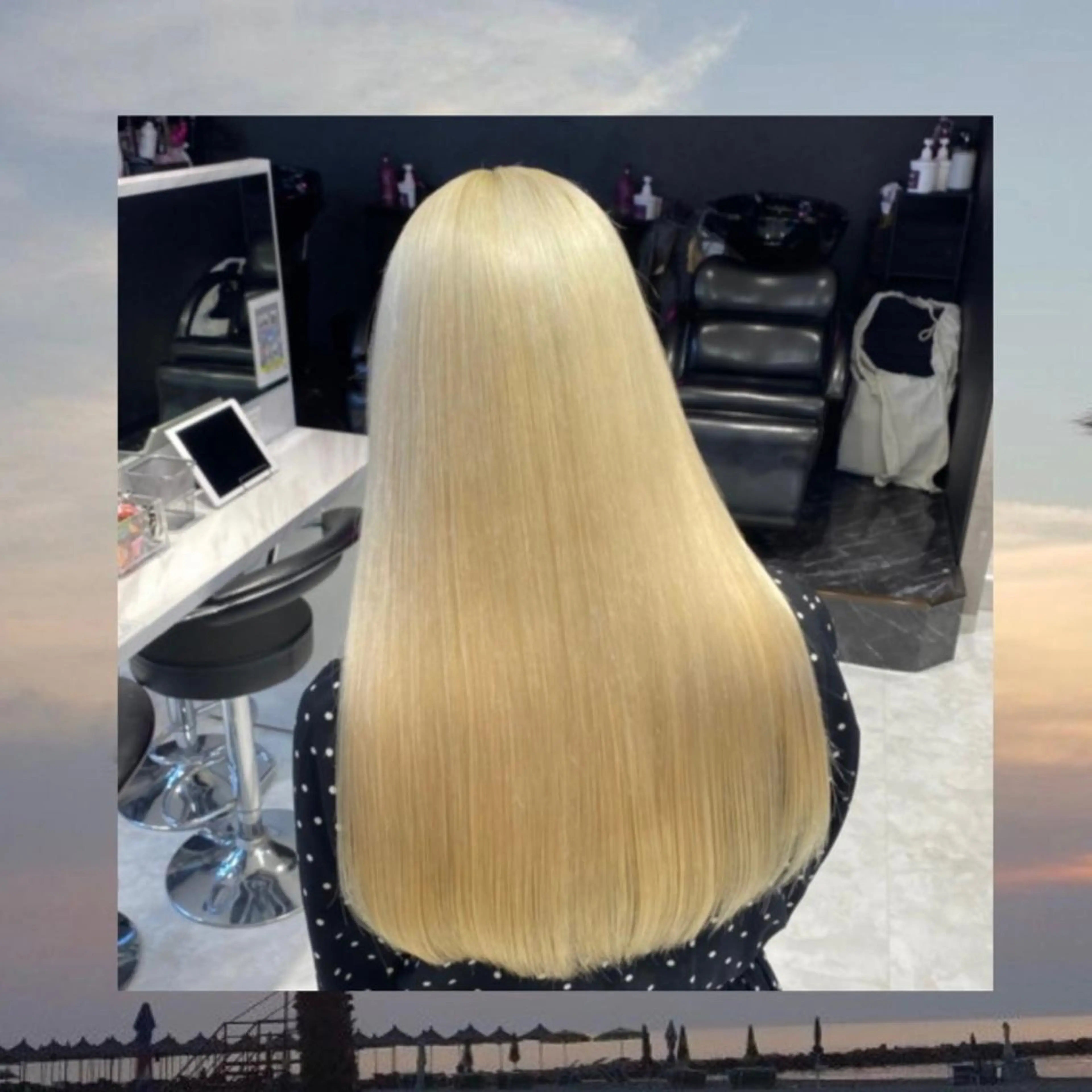 ロング カラー パーマ ヘアアレンジ メンズ キッズ ネイル マツエク・マツパ アイブロウ ハイトーンNo.1 👩🏼NaGiSaのヘアスタイル