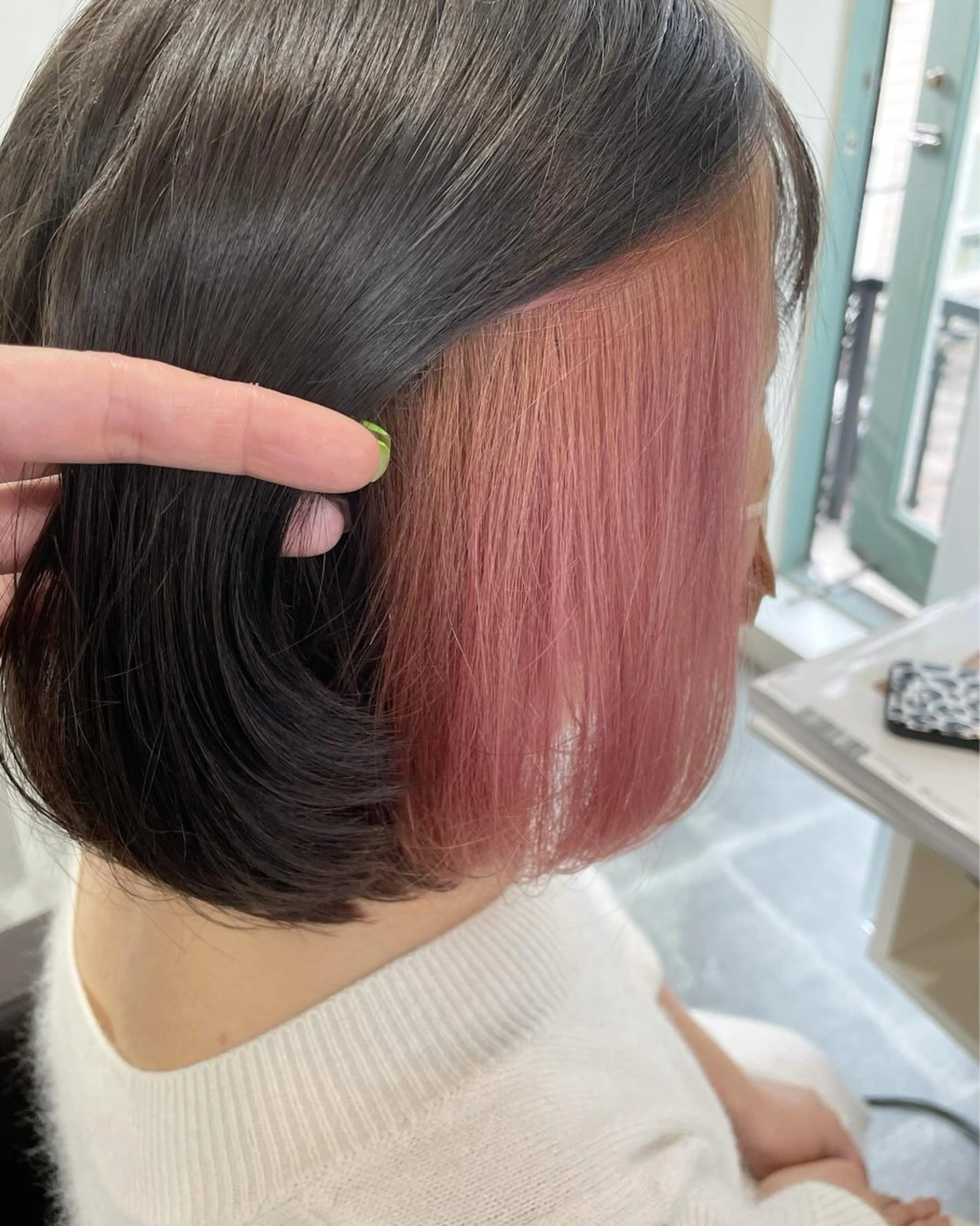 ショート カット ヘアカラー トリートメント 平 ちひろのヘアスタイル