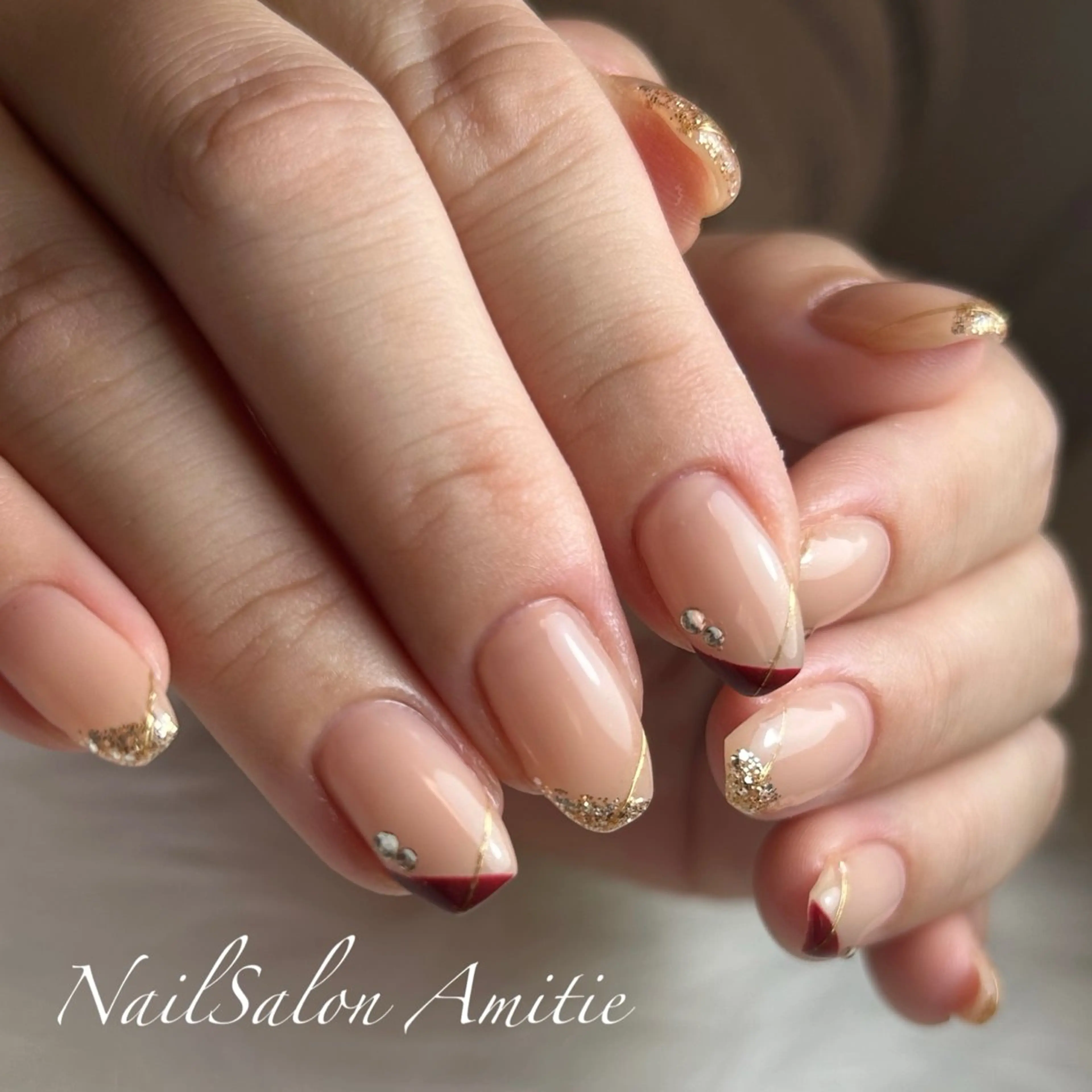 ネイル ハンドネイル NailSalon Amitieのネイルデザイン