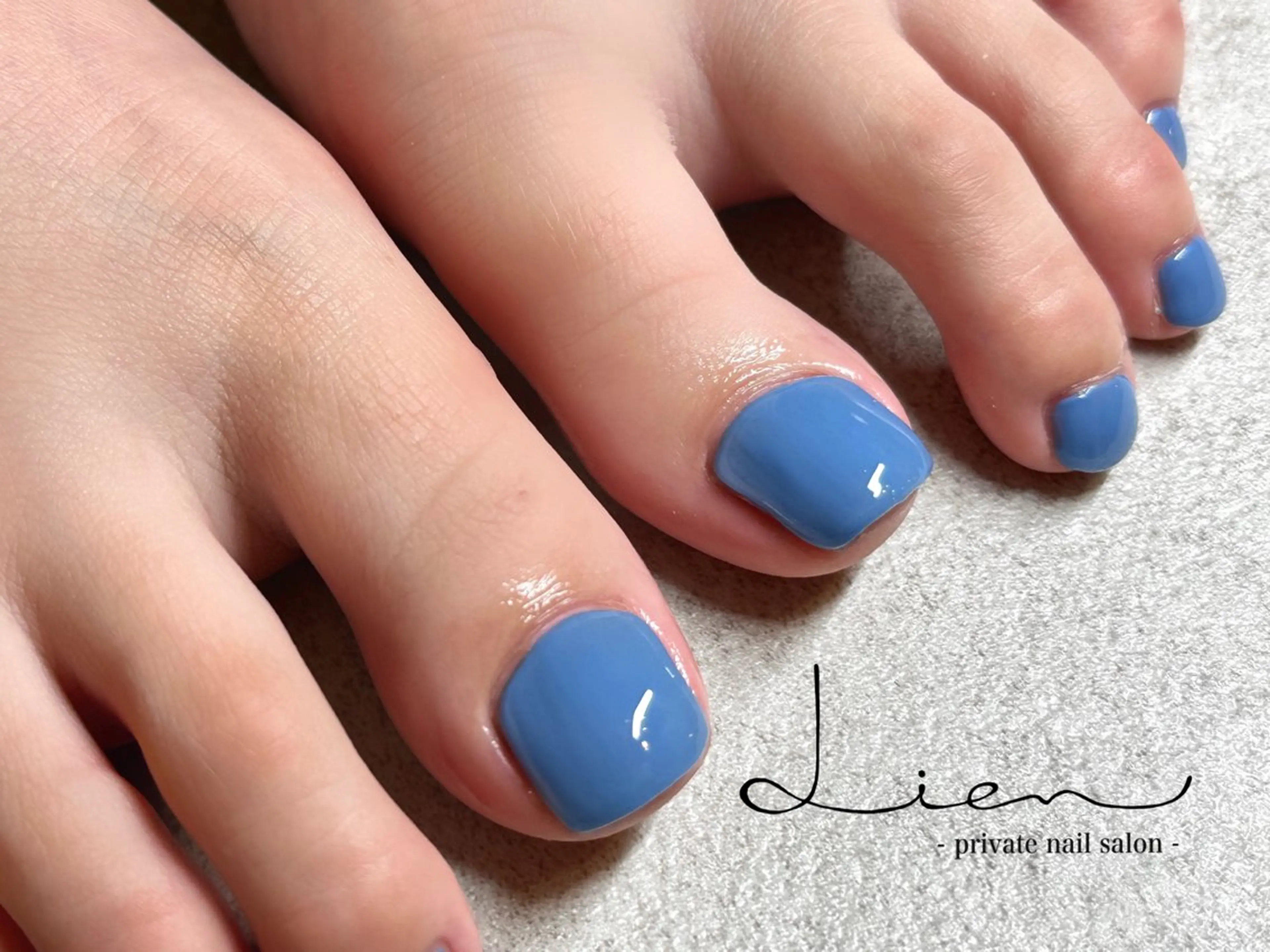 ネイル フットネイル ワンカラーネイル Lien 【リアン】北堀江のネイルデザイン