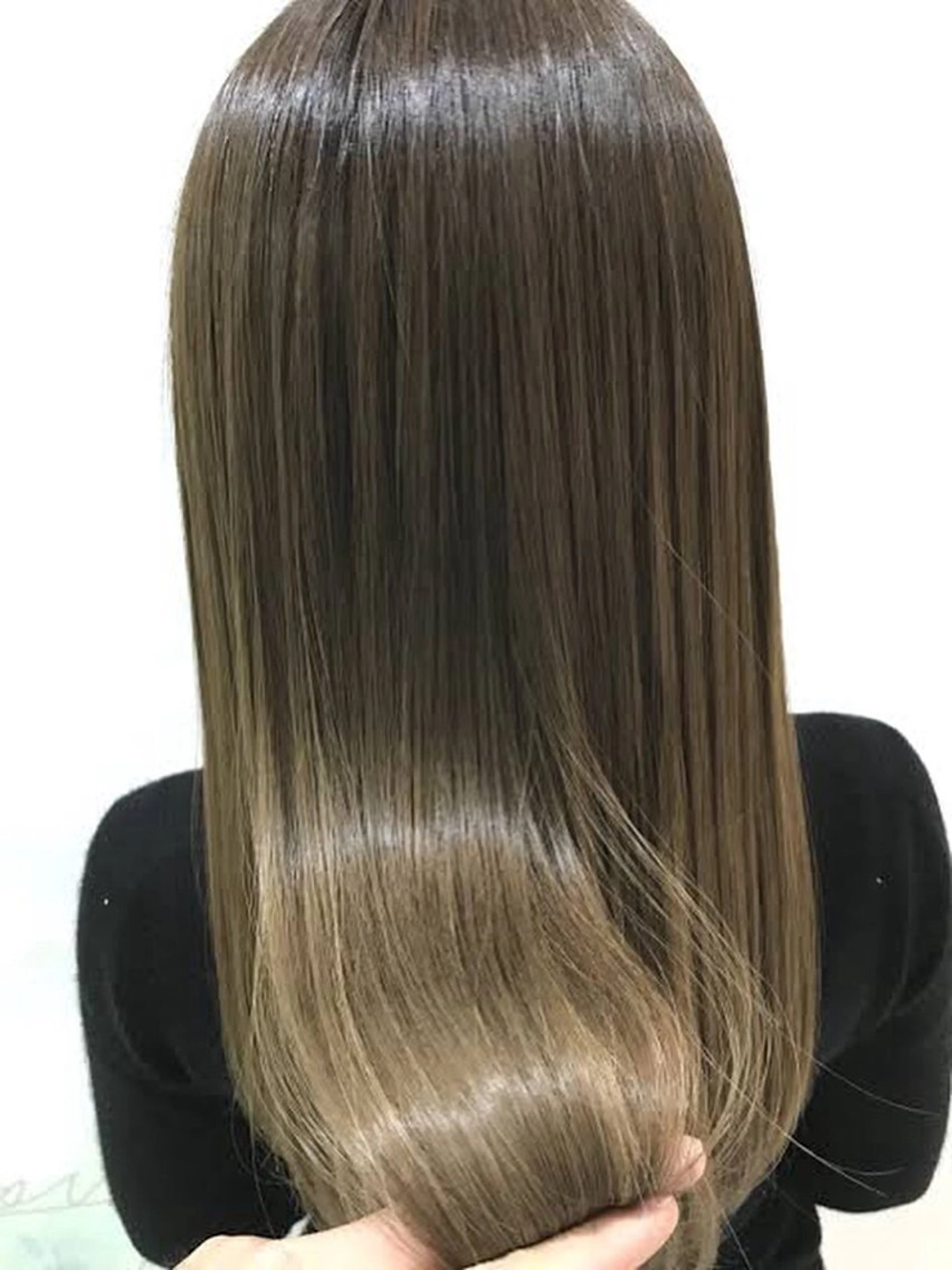 ロング カラー 髪質改善 カット ヘアカラー 縮毛矯正 トリートメント 髪質改善サロン Lien深井店のヘアスタイル