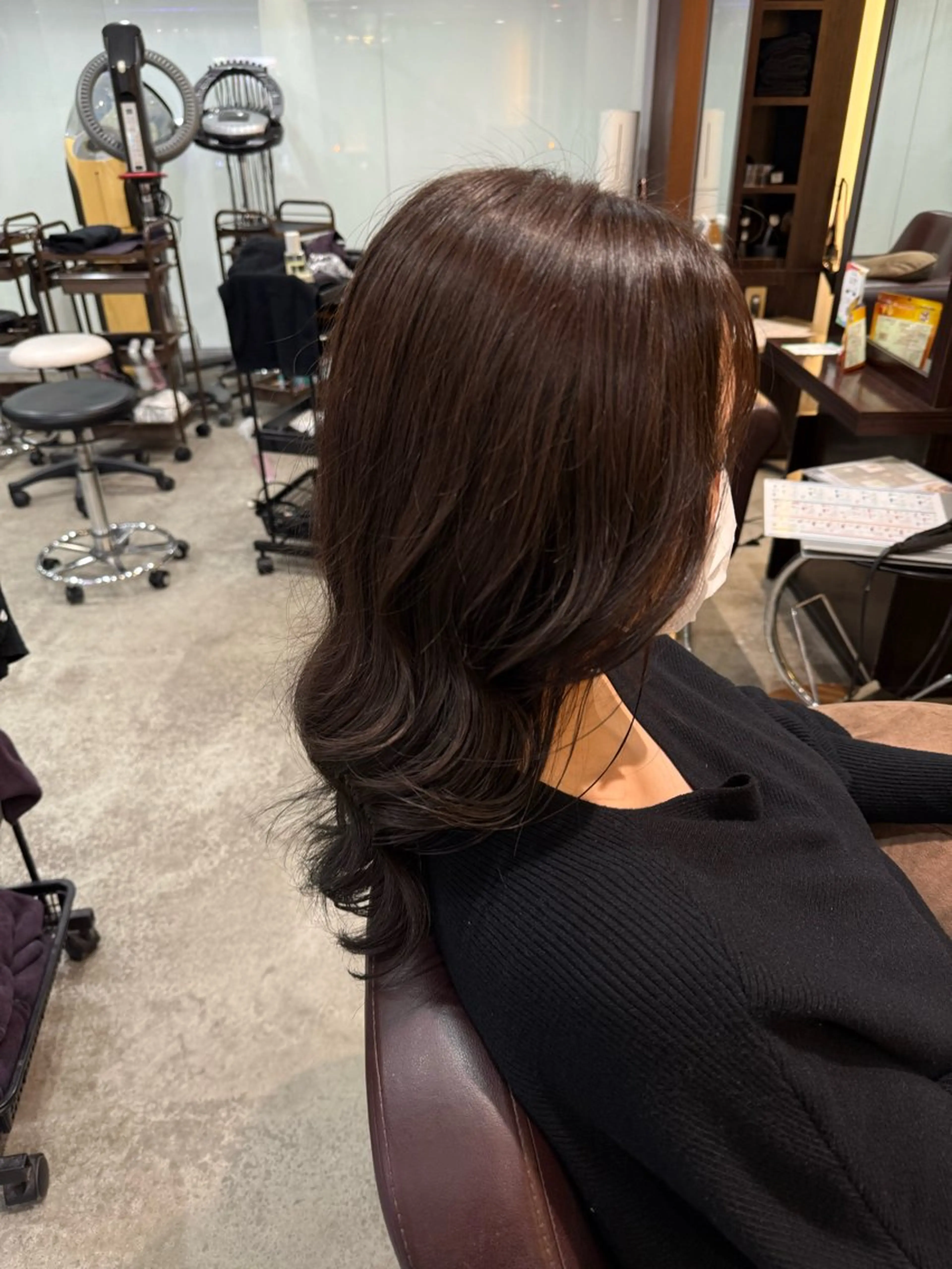 ミディアム カラー ヘアカラー カ ズ サ ✴︎のヘアスタイル