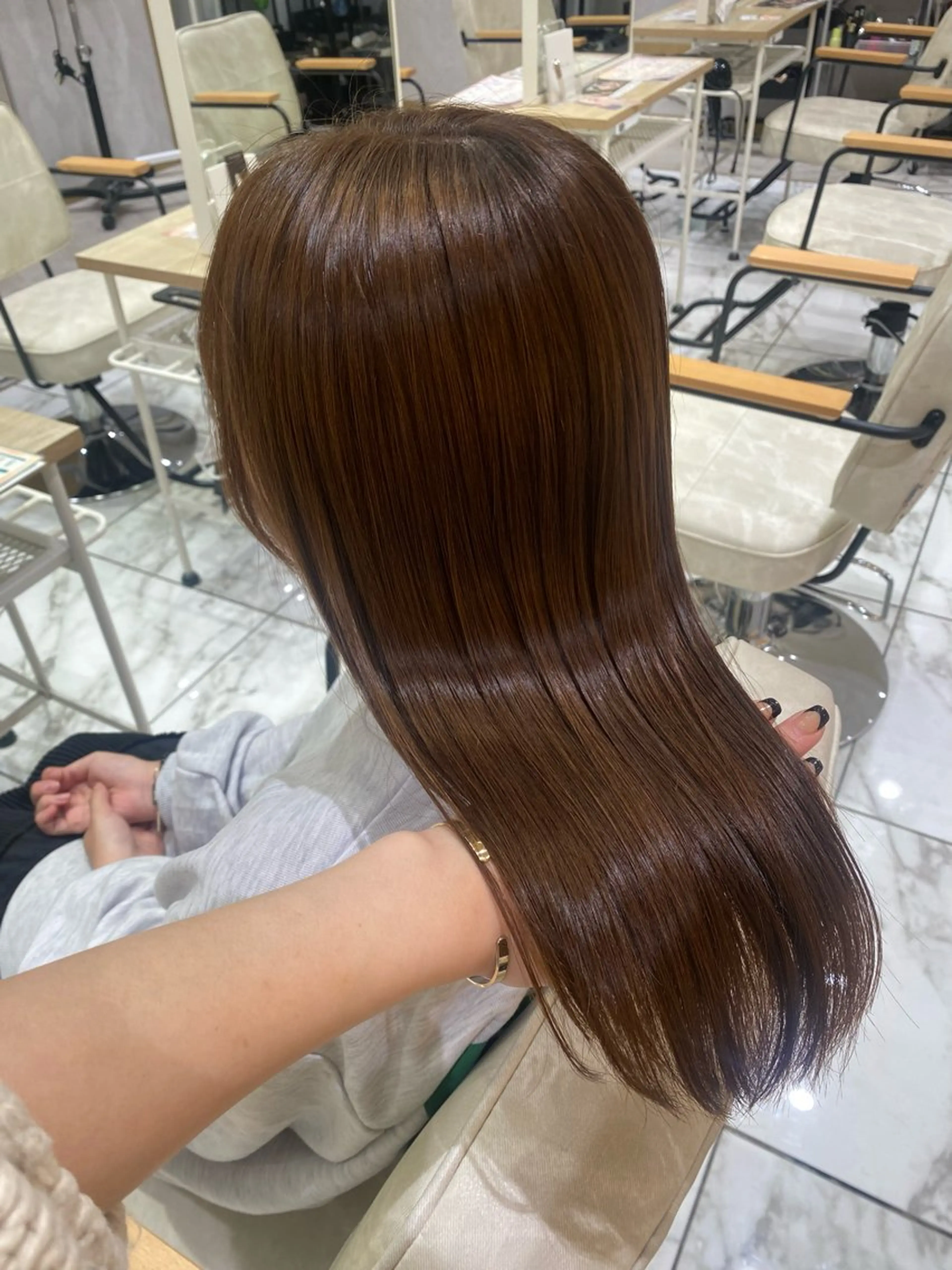 ロング 髪質改善 ヘアカラー 似合わせ提案サラ艶♡ 彩華のヘアスタイル