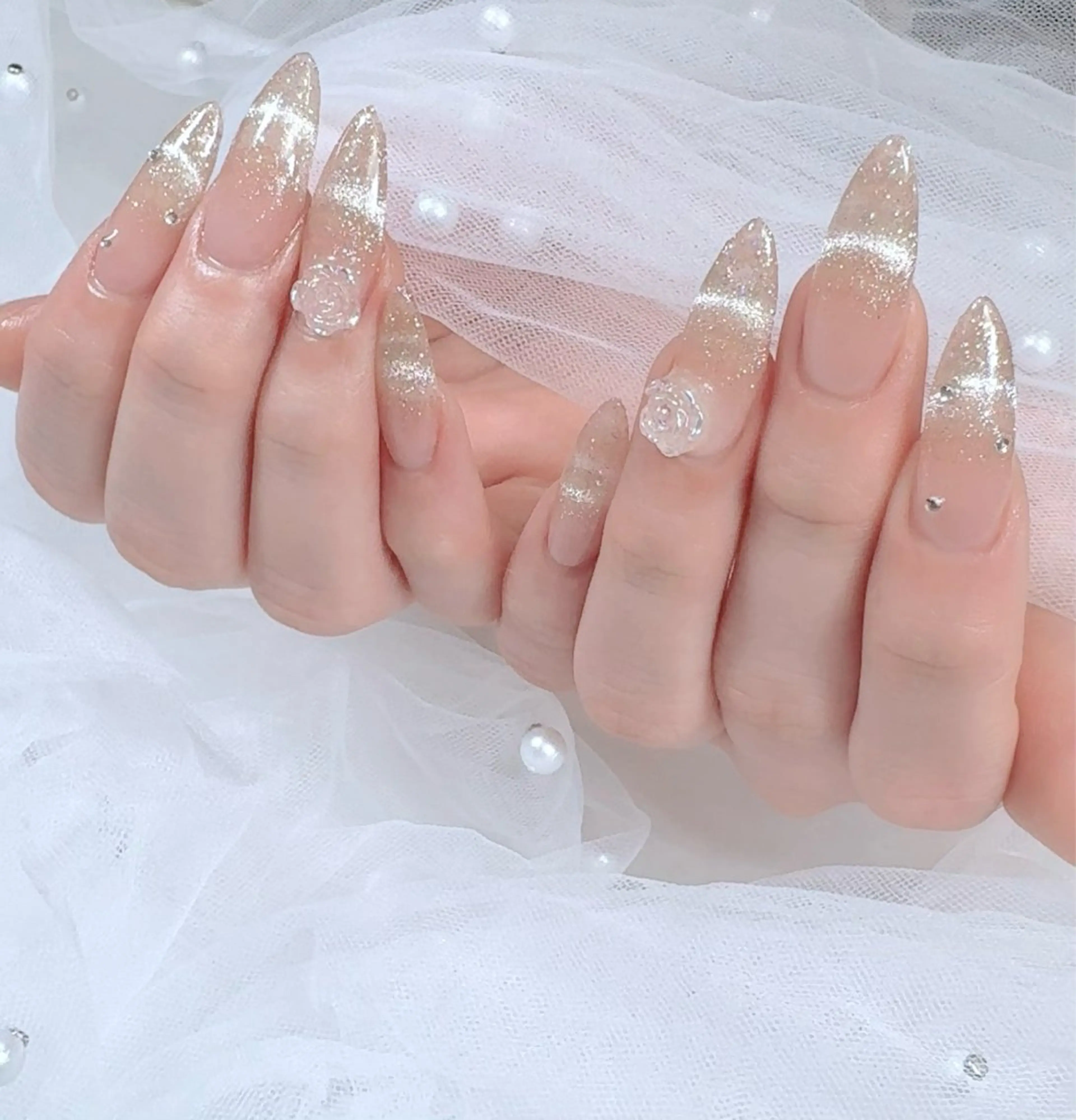 ネイル クリアネイル ハンドネイル RaRa Nail所属・RaRa Nailのネイルデザイン