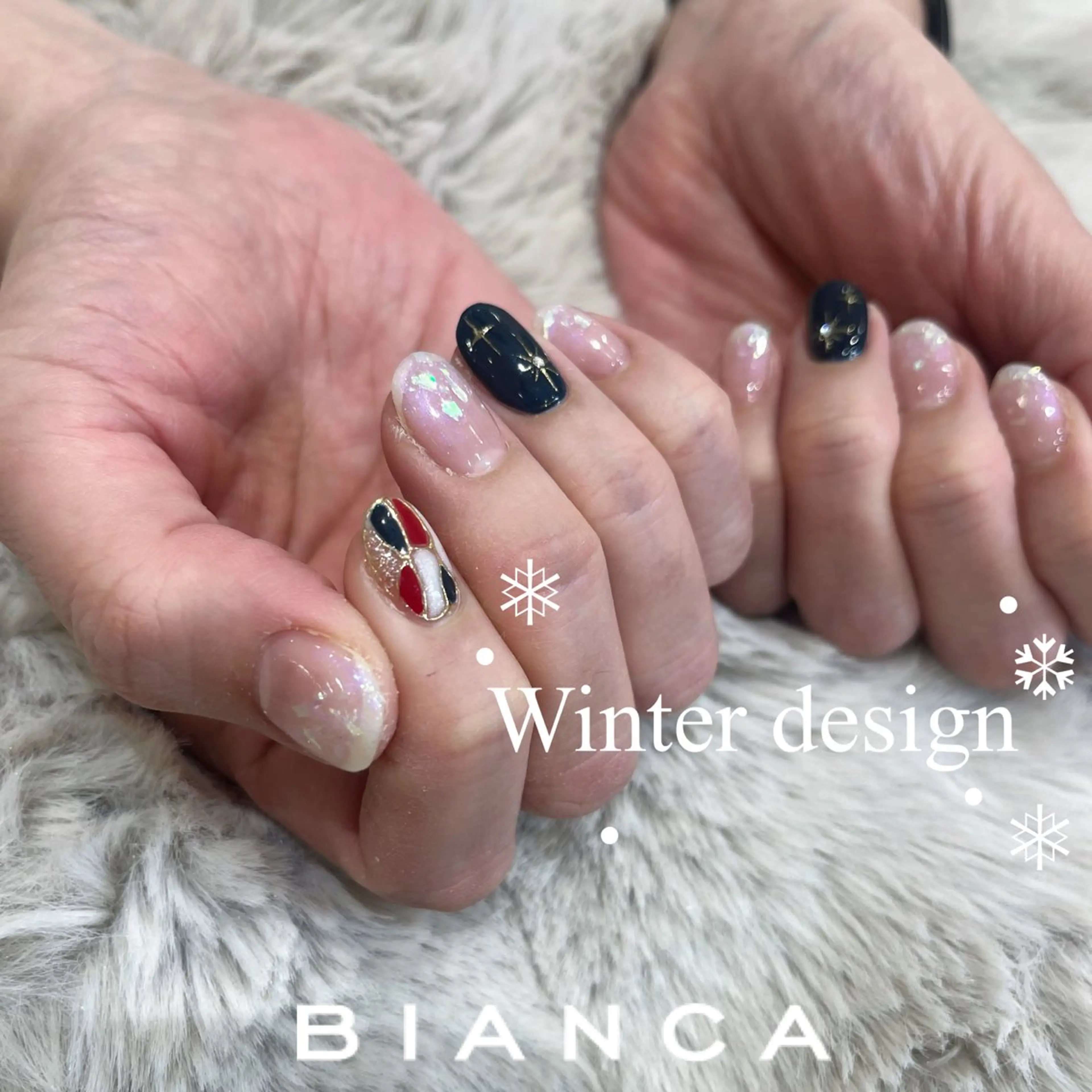 ネイル ハンドネイル Bianca川口 Nagoyaのマツエク・マツパデザイン