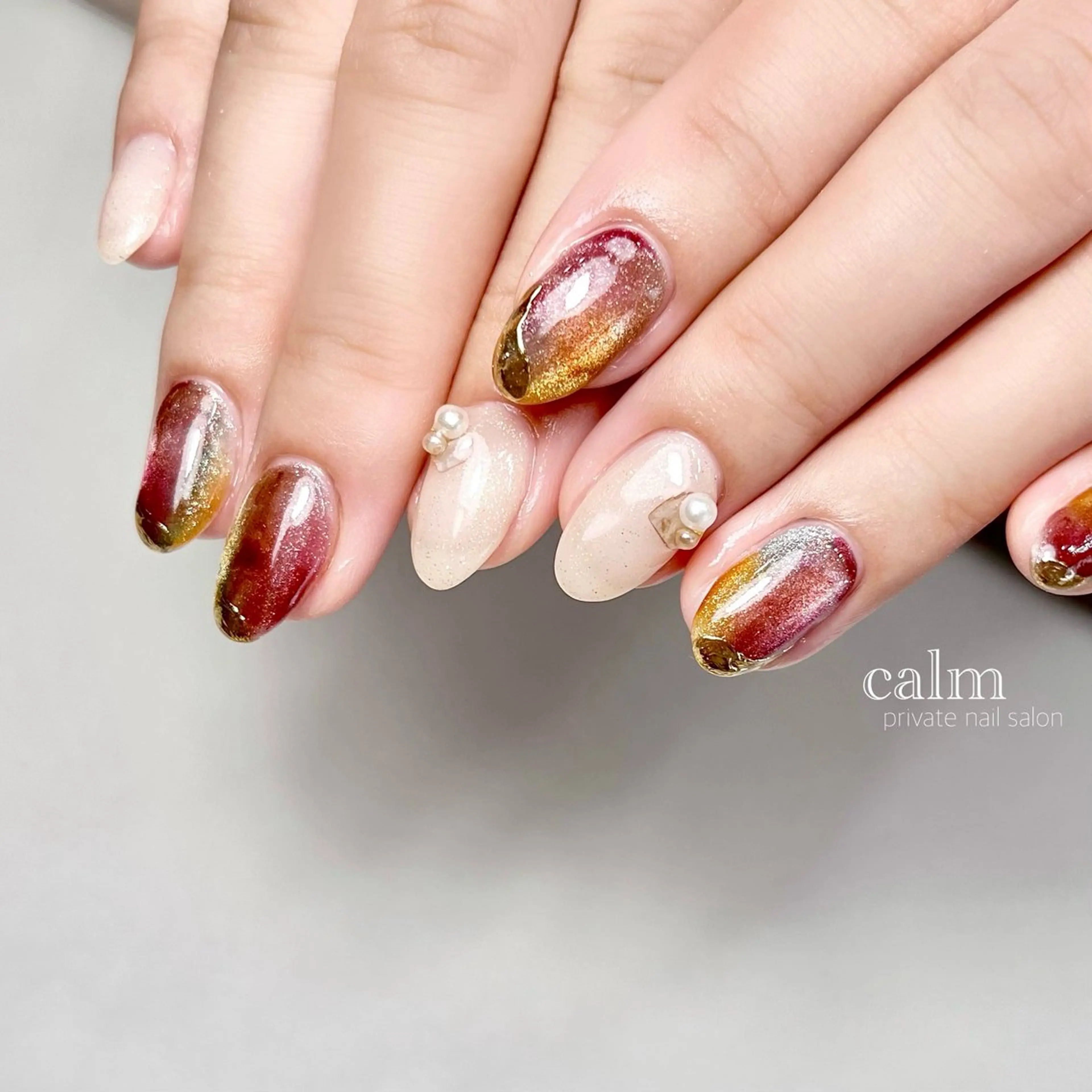 ネイル ハンドネイル calm 〔ｶｰﾑ〕のネイルデザイン