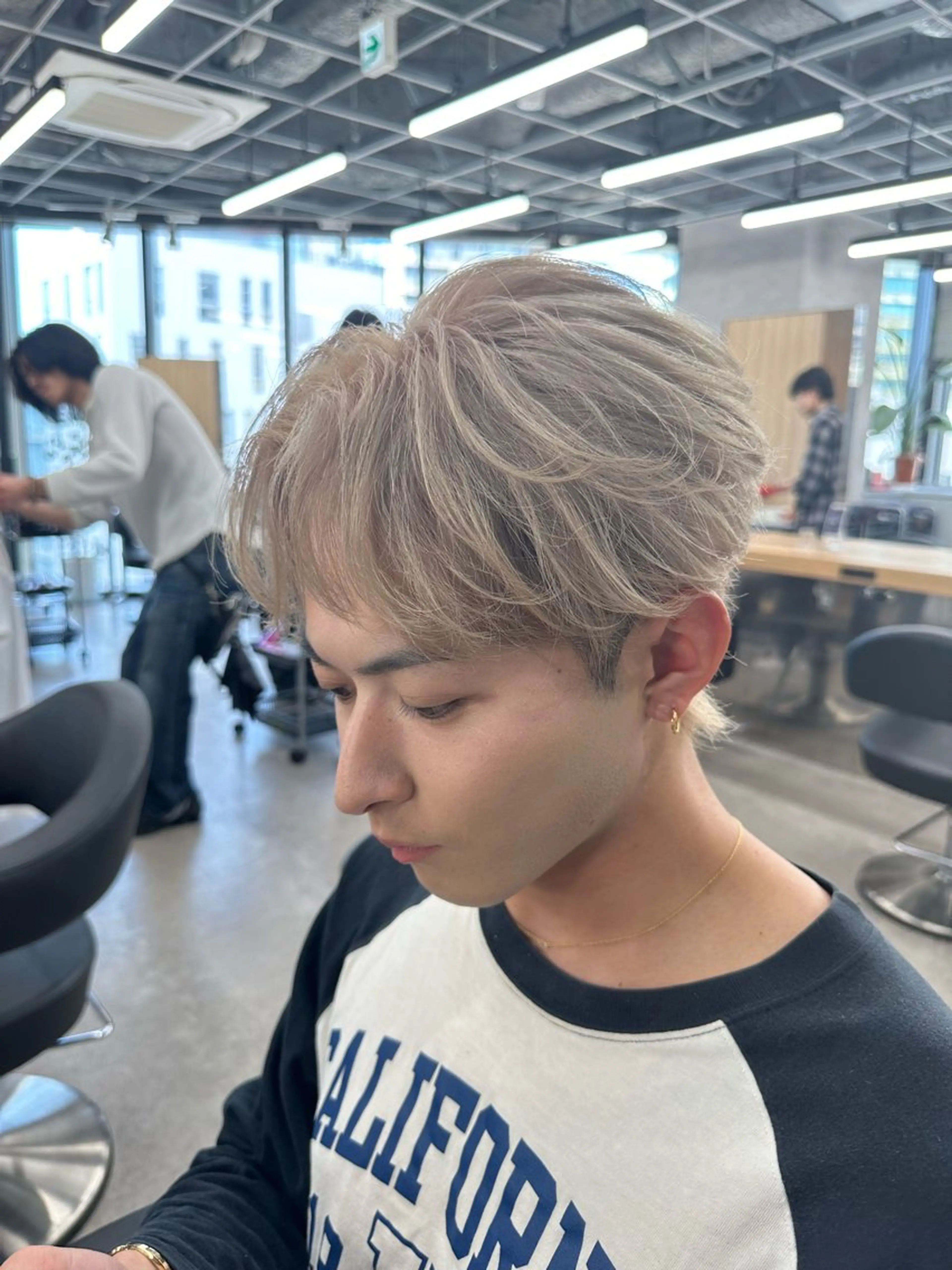 メンズ メンズブリーチ 韓国ヘア忠実再現/ 韓国ヘア/tomoのヘアスタイル