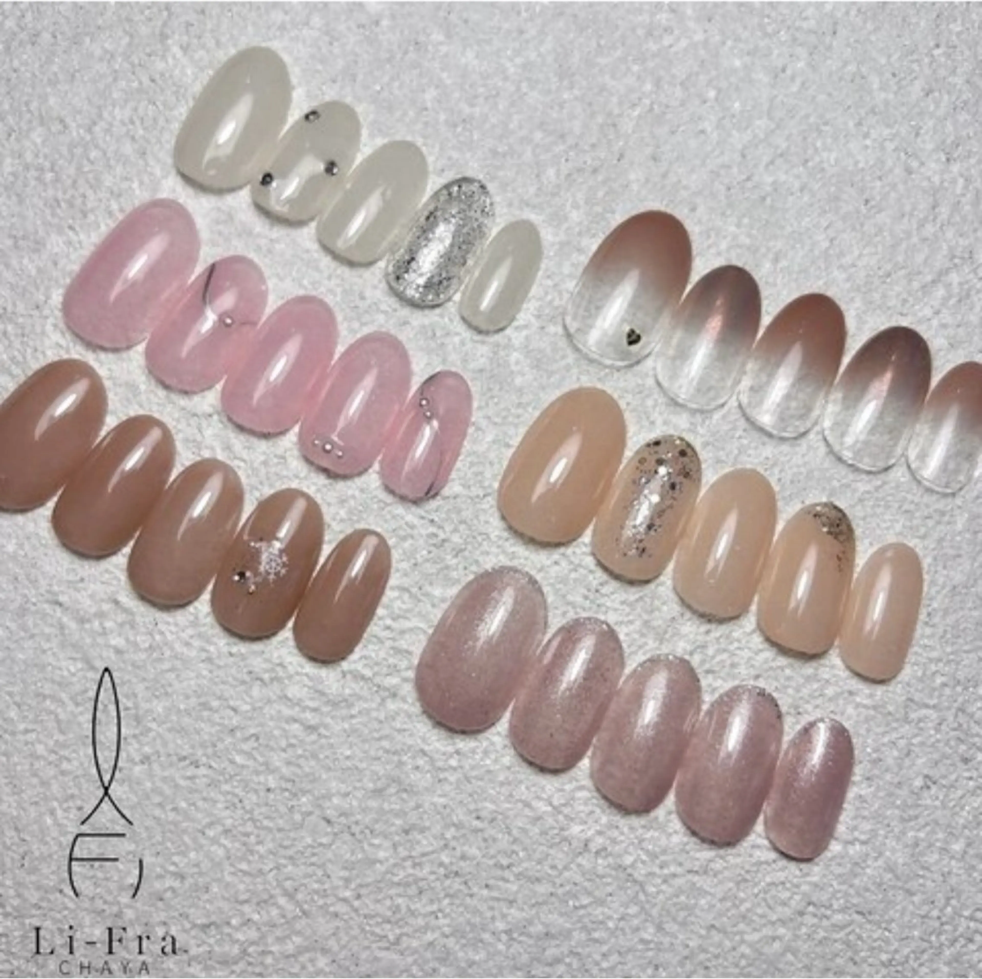 【オフィス向け】シンプルネイルの写真