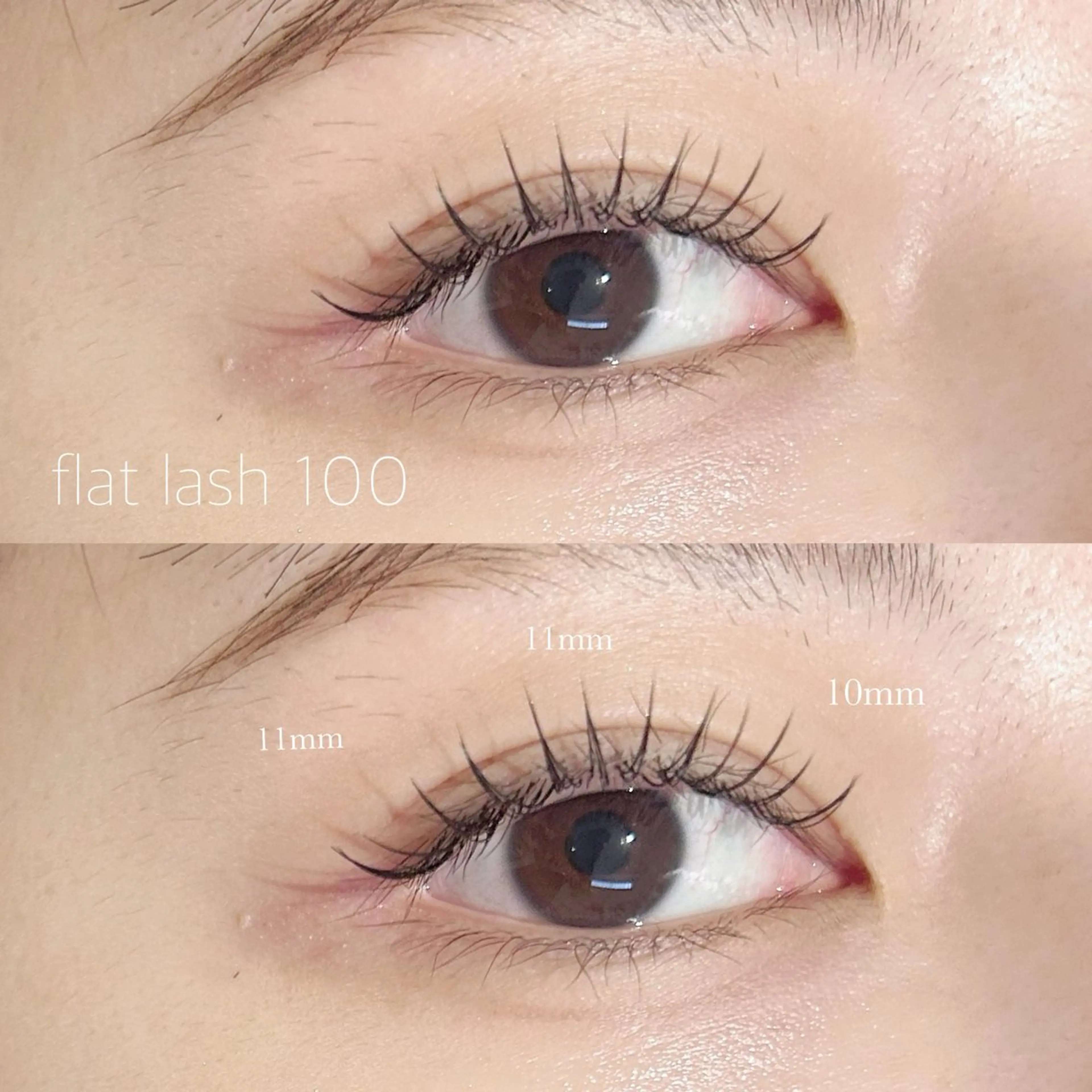 マツエク・マツパ フラットラッシュ Lowen kahoのマツエク・マツパデザイン