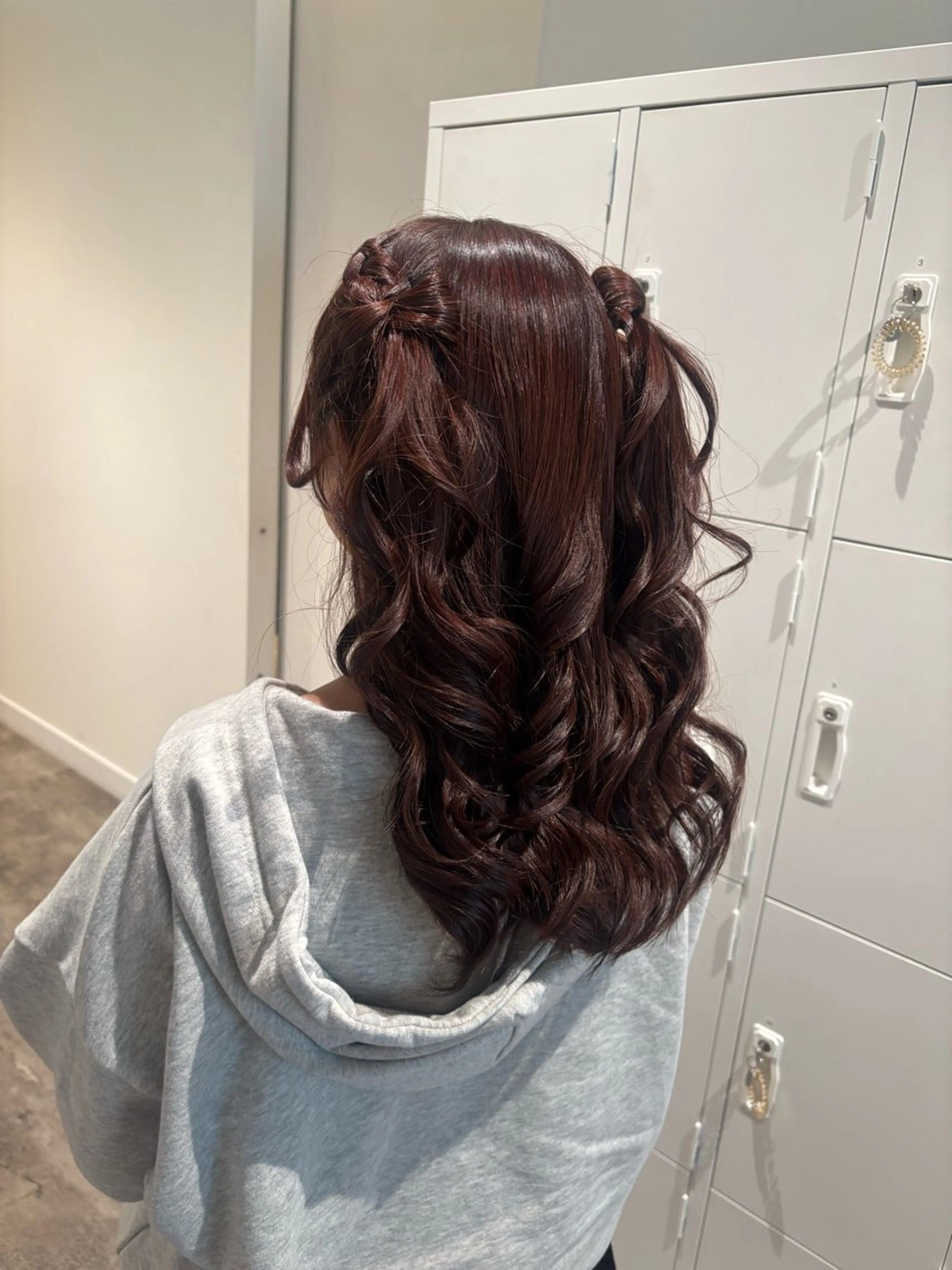 セミロング ヘアアレンジ ヘアセット マンツーマン 縮毛矯正/マユコのヘアスタイル